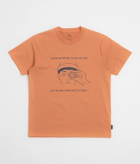 Snow Peak Lantern Eye T-Shirt - Orange Brushed Interior Lining