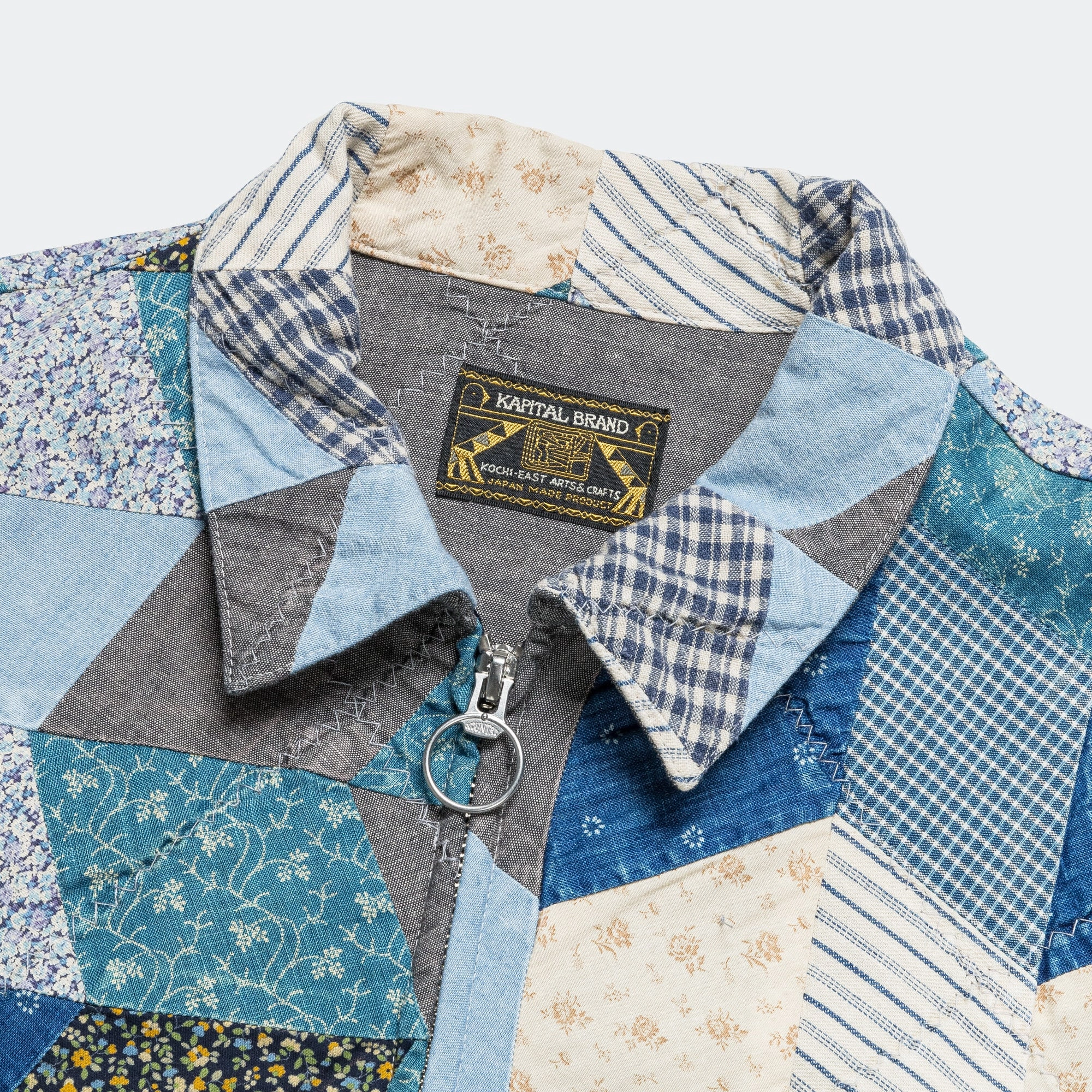 YABANE Quilt Patchwork Drizzler JKT - IDG Fall Outfit