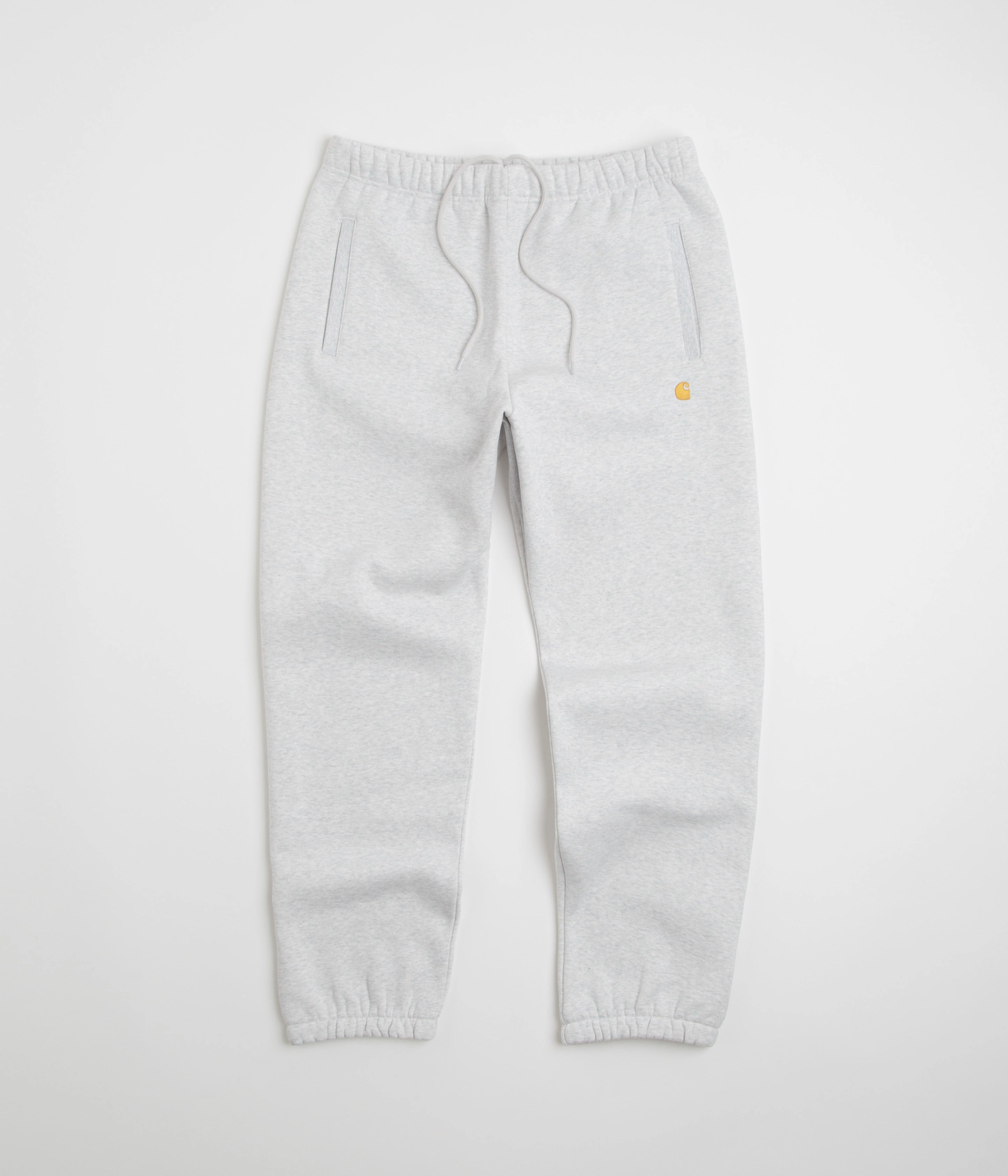 Carhartt Chase Sweatpants - Ash Heather / Gold On The Go