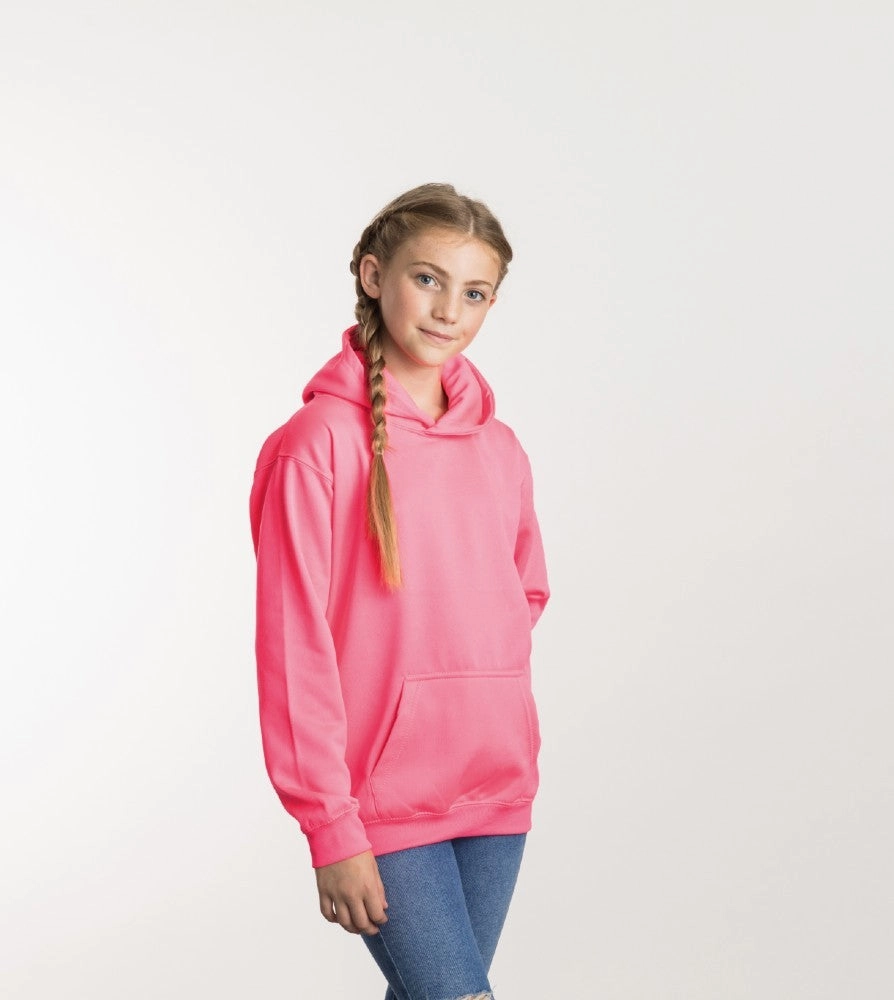 Loose Fit Youthful Appeal Kids Electric Hoodie | ELECTRIC GREEN