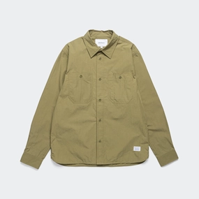 Polished Placket Silas Tech Poplin Shirt 2.0 - Moss Green