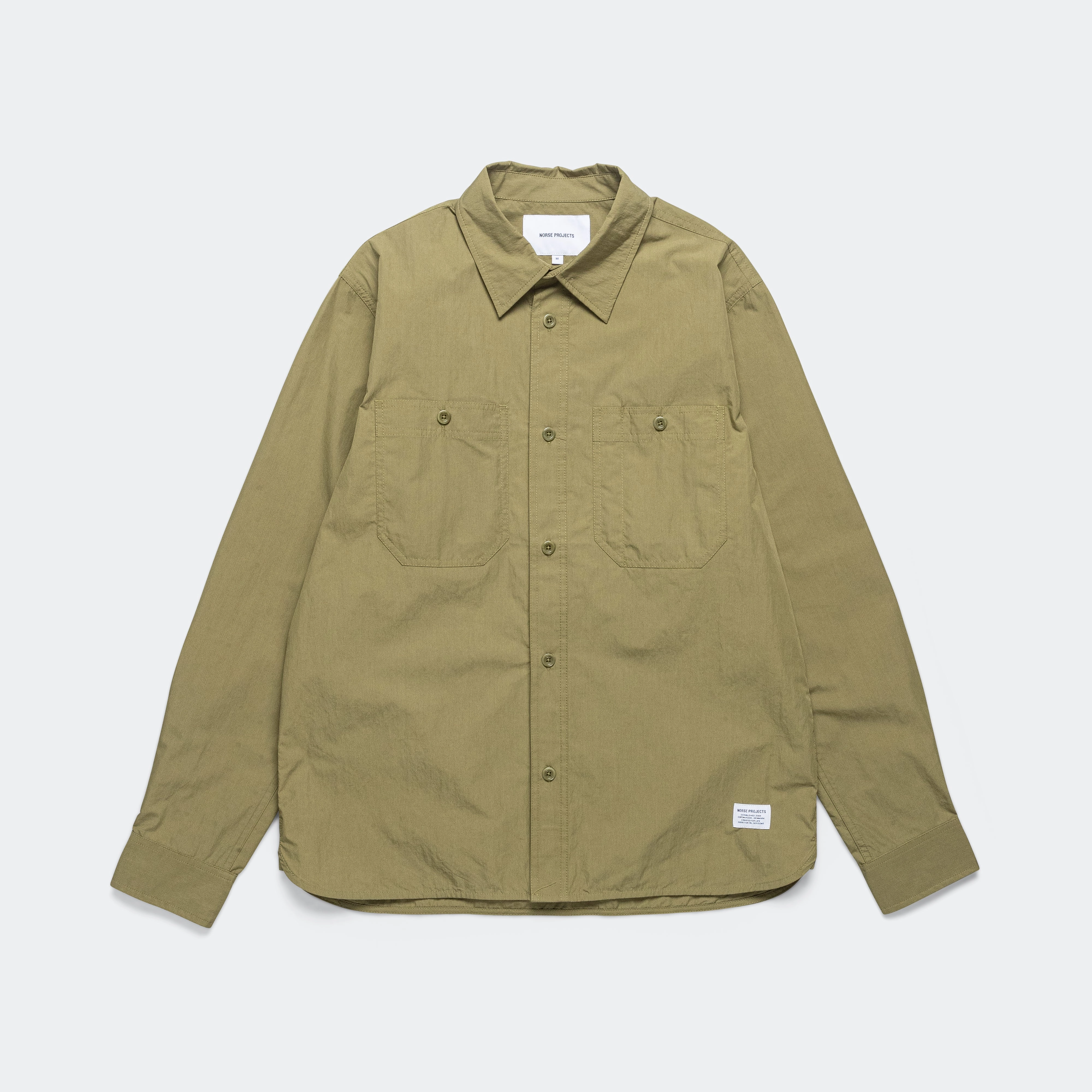 Polished Placket Silas Tech Poplin Shirt 2.0 - Moss Green