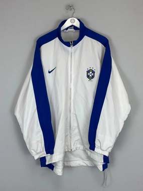 1998/00 BRAZIL TRACK JACKET (XXL) NIKE Hypoallergenic Inner Layer