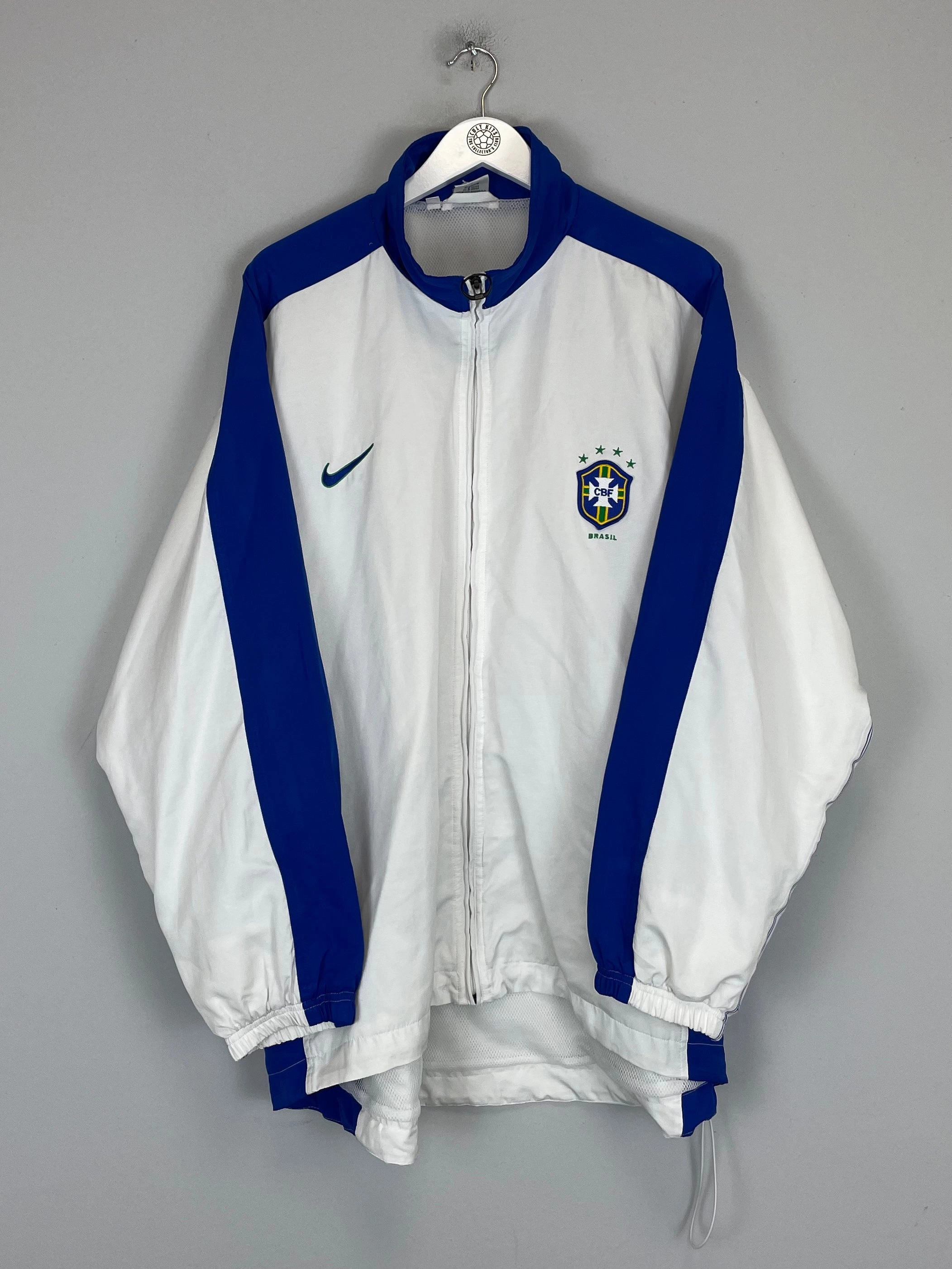 1998/00 BRAZIL TRACK JACKET (XXL) NIKE Hypoallergenic Inner Layer