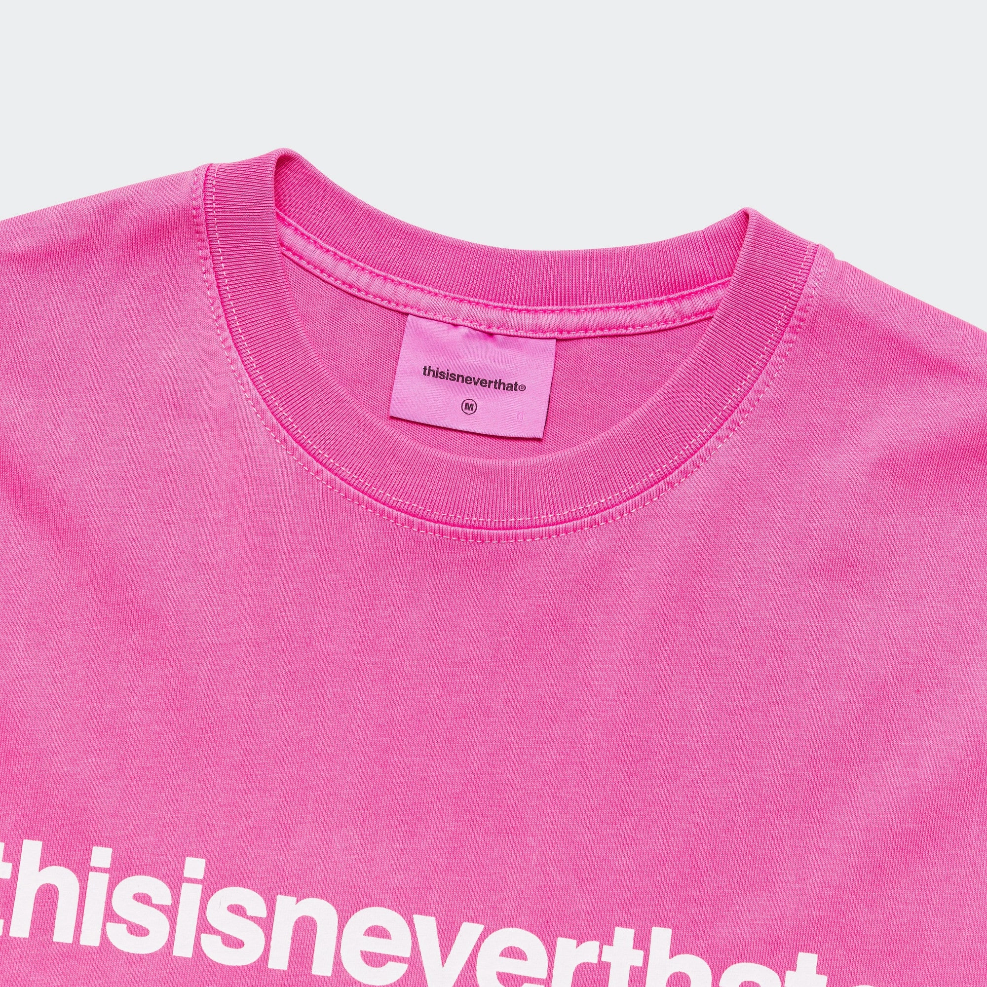 Soft Touch Texture Easy Wear Look T-Logo Tee - Taffy