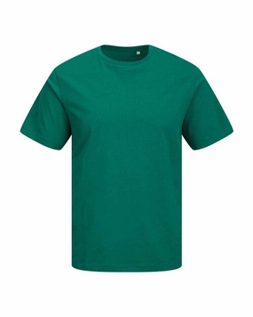 Non Restrictive Silhouette Canvas Unisex Tee | ALPINE GREEN
