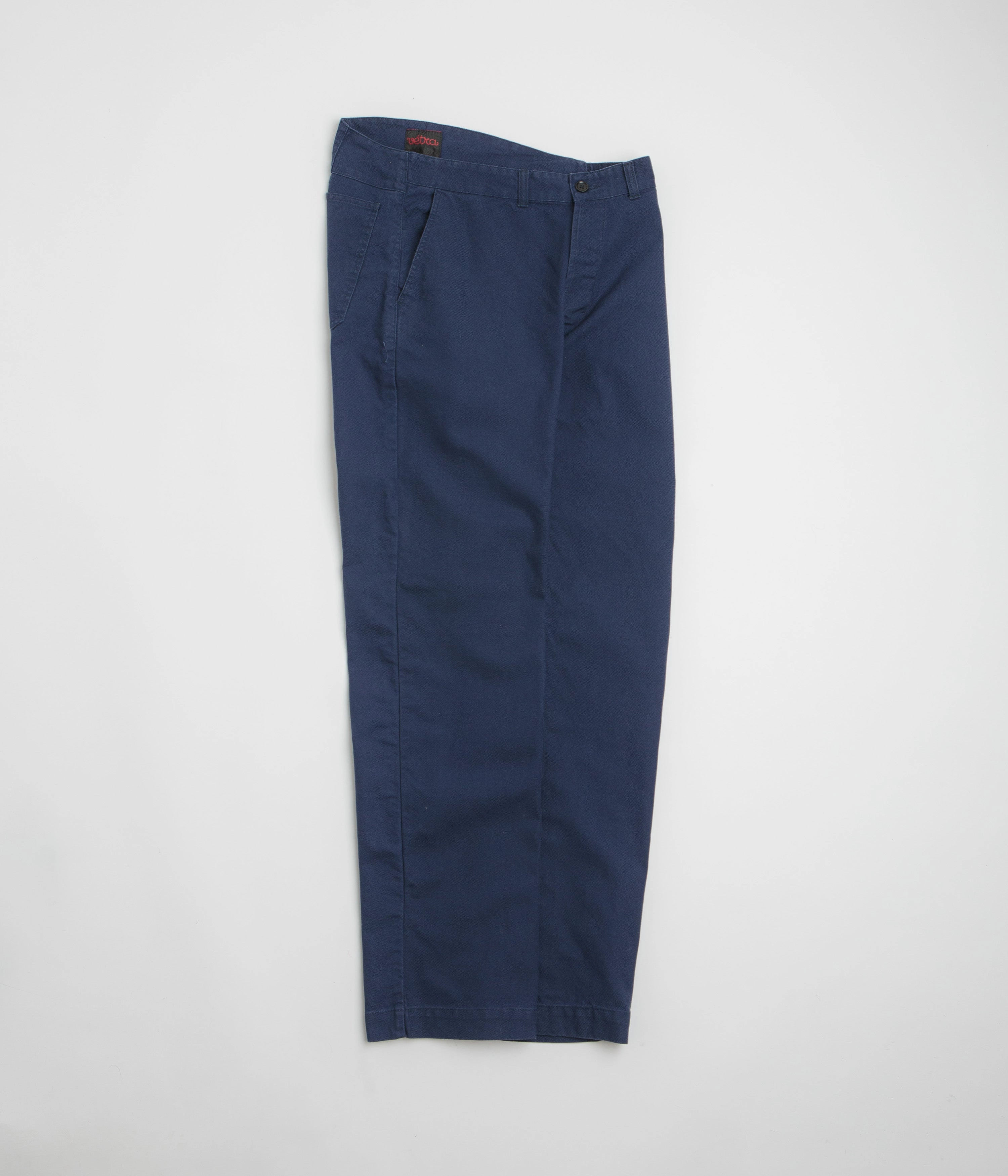 Flexible Ankle Cuffs Vetra 500C High Rise Trousers - Navy