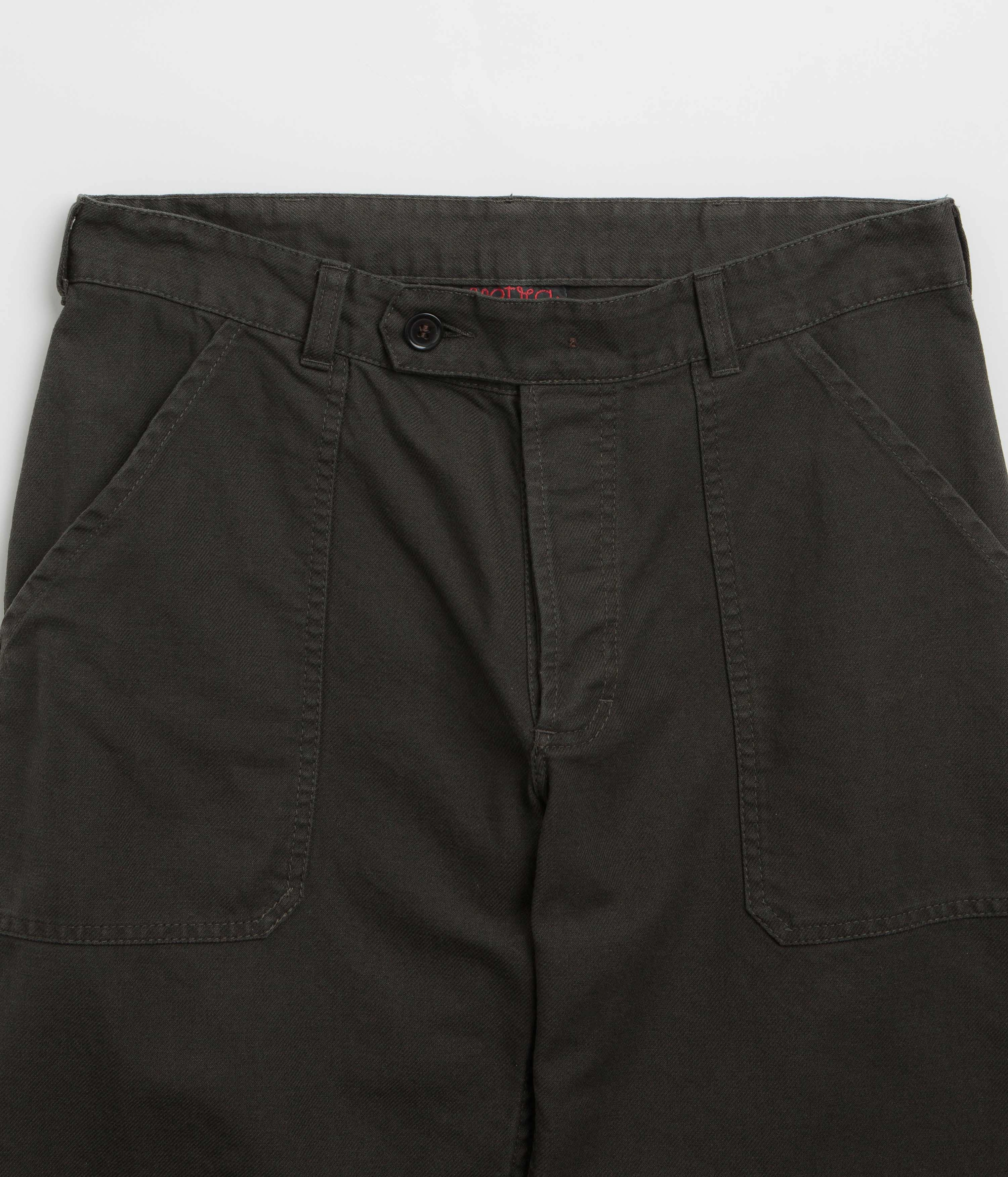 Slim Silhouette Vetra Fatigue Trousers - Dark Khaki