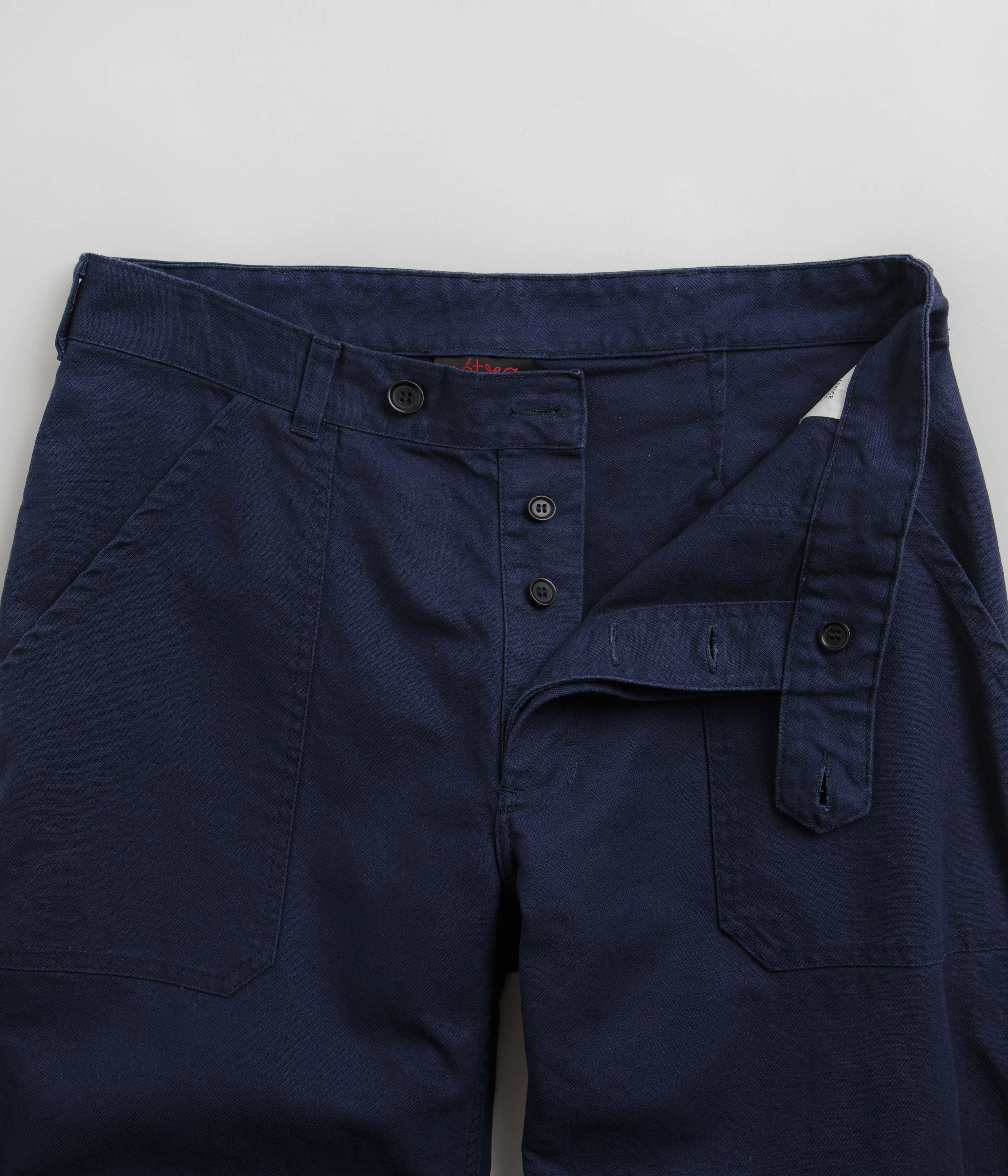 Smooth zipper closure Vetra Fatigue Trousers - Navy