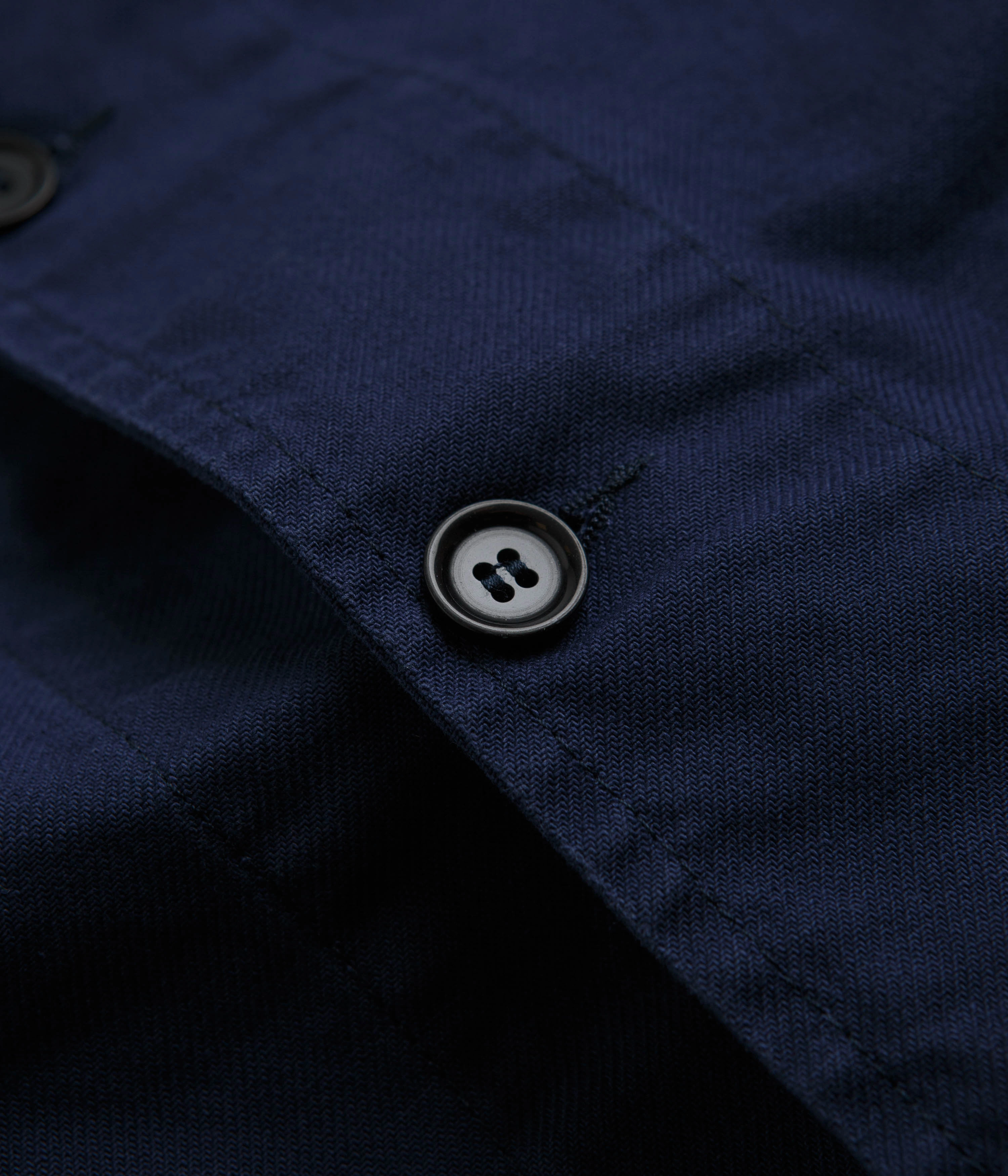 Retro Vetra Organic Workwear Blazer - Navy