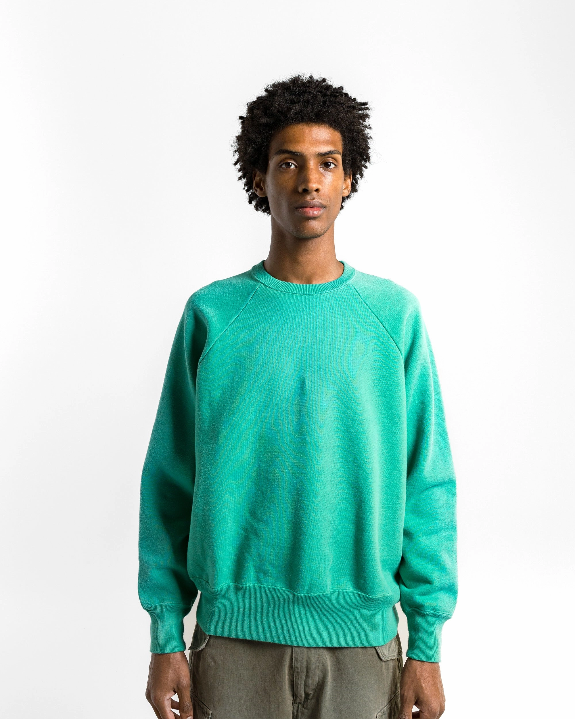 Tassel accents Vintage Sweatshirt - Green