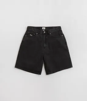 Obey Bigwig Baggy Denim Shorts - Faded Black easy-care item