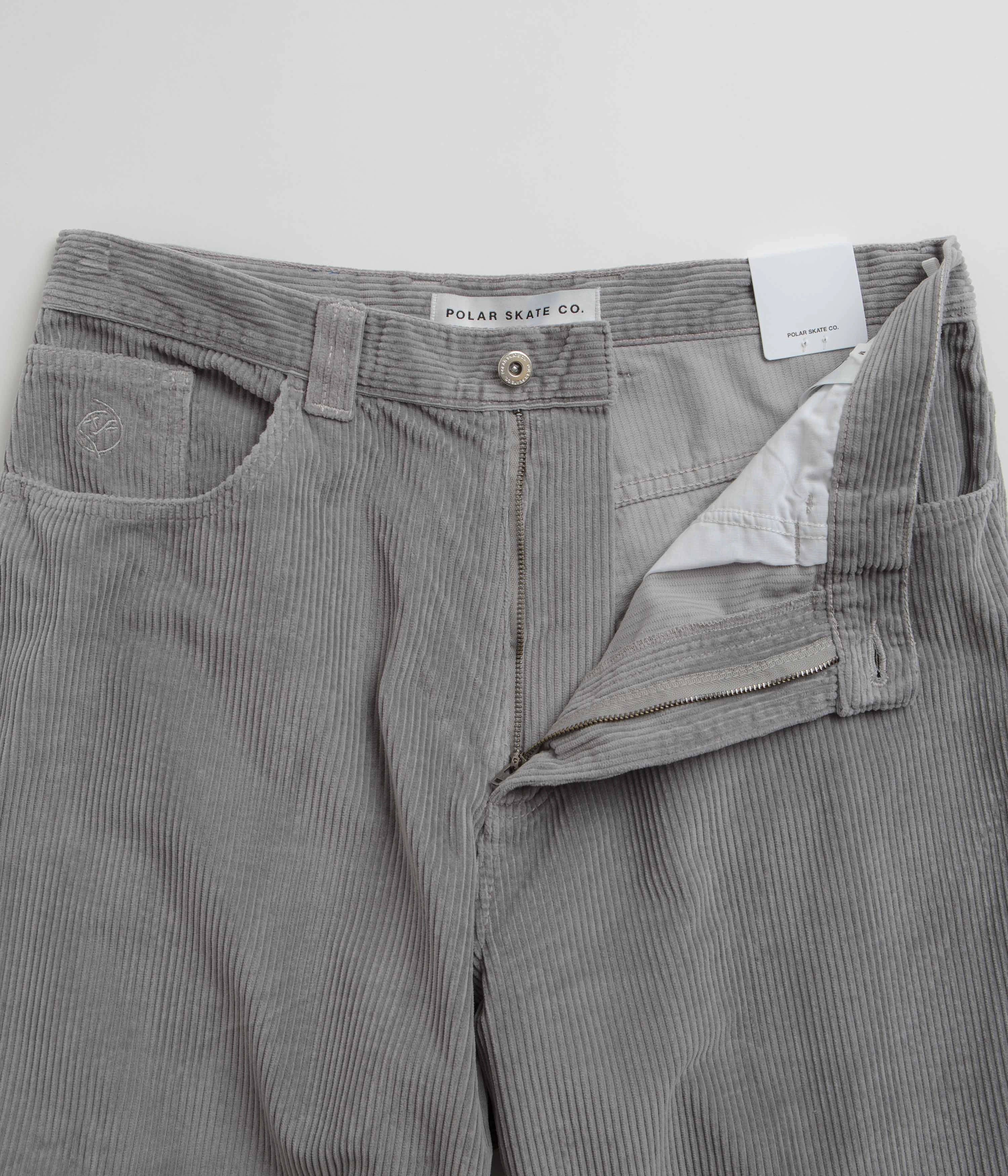 Polar Big Boy Cord Pants - Silver Flattering Comfort Wear Versatile Comfort