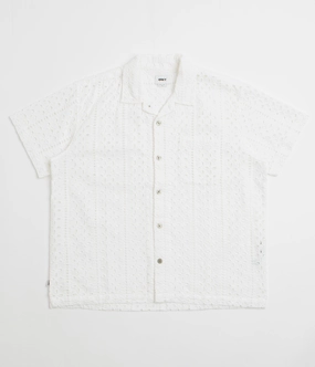 Obey Ayers Short Sleeve Shirt - White Country Escape handmade touch