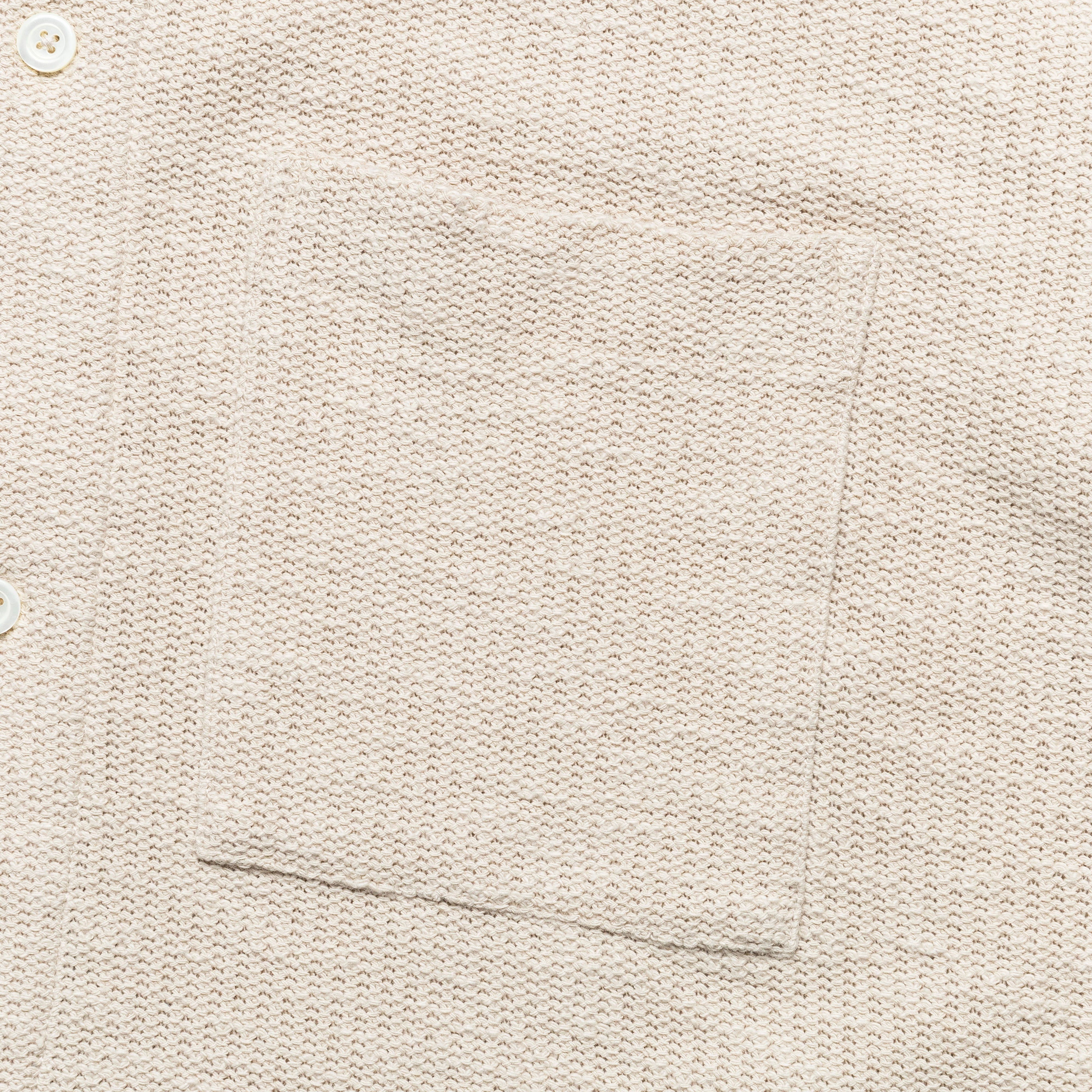 Gustav Crochet Jersey Shirt - Oatmeal Day-To-Night Wear Designer Look