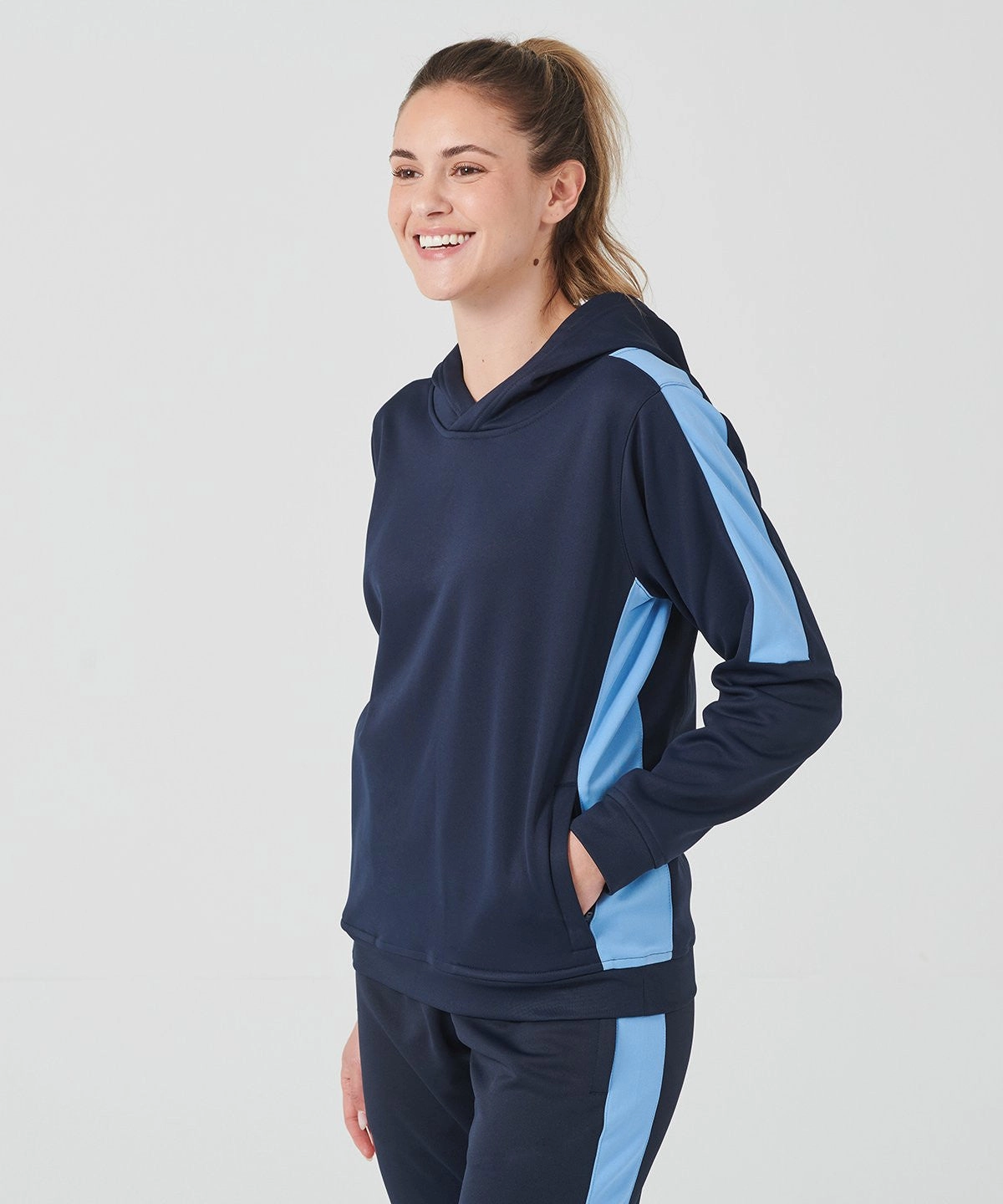 Platypus like Adult Team Hoodie | NAVY/WHITE