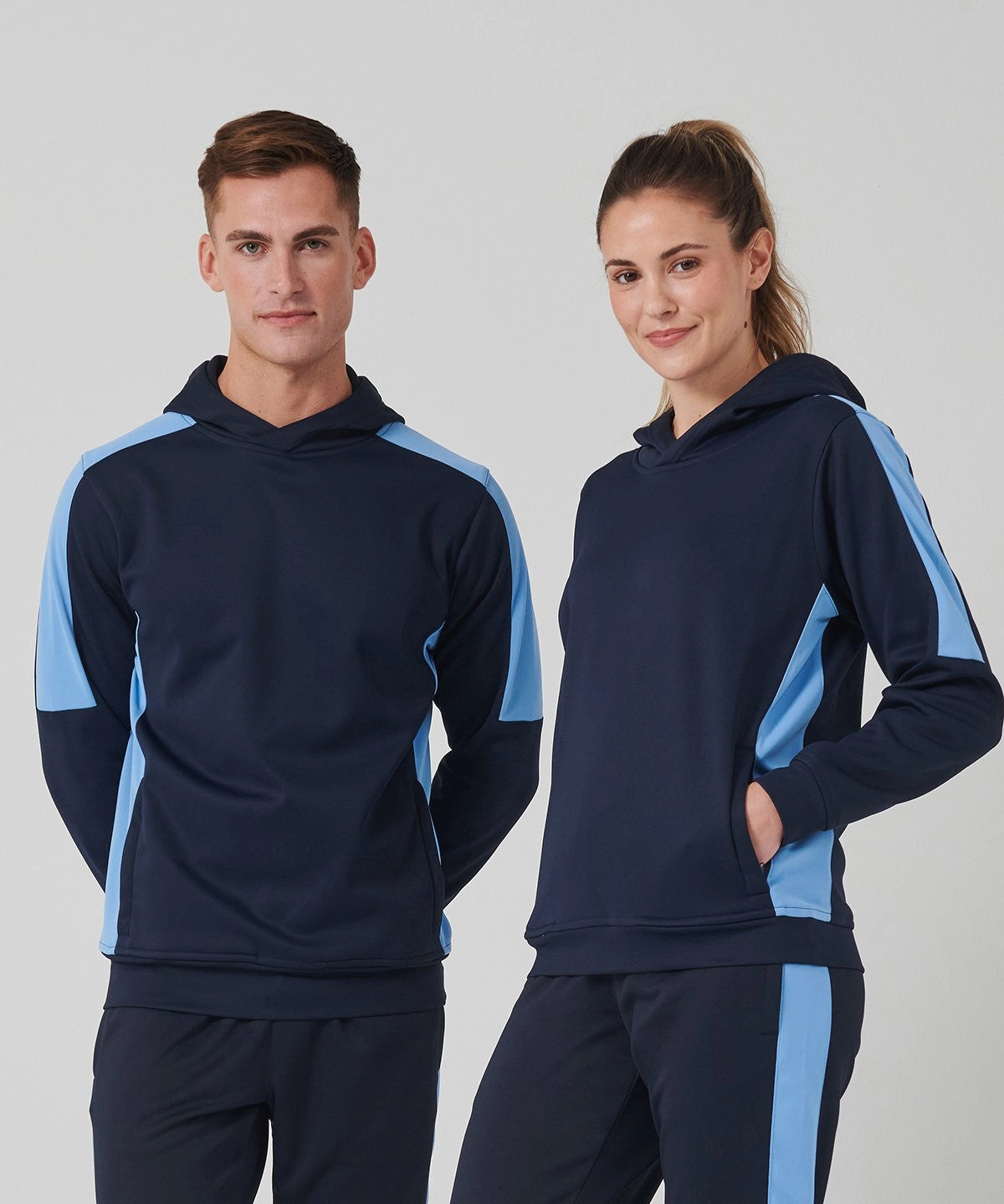 Daily Apparel Adult Team Hoodie | NAVY/WHITE