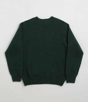 Cozy Streetwear Flannel Howlin' Boxy Space Sweatshirt - Bottle