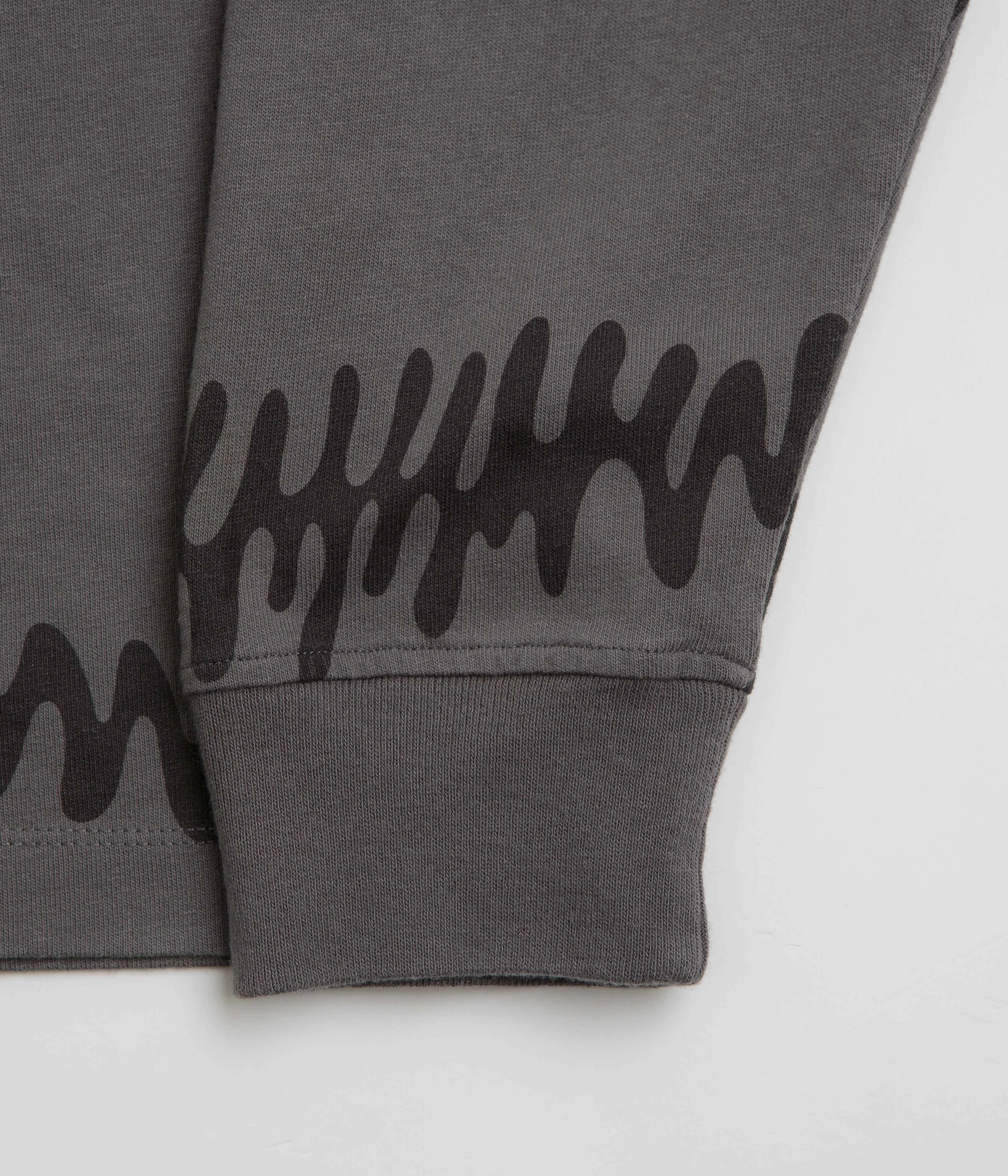 by Parra Stitched Skull Long Sleeve T-Shirt - Washed Brown All Season Wear Weekend Wear