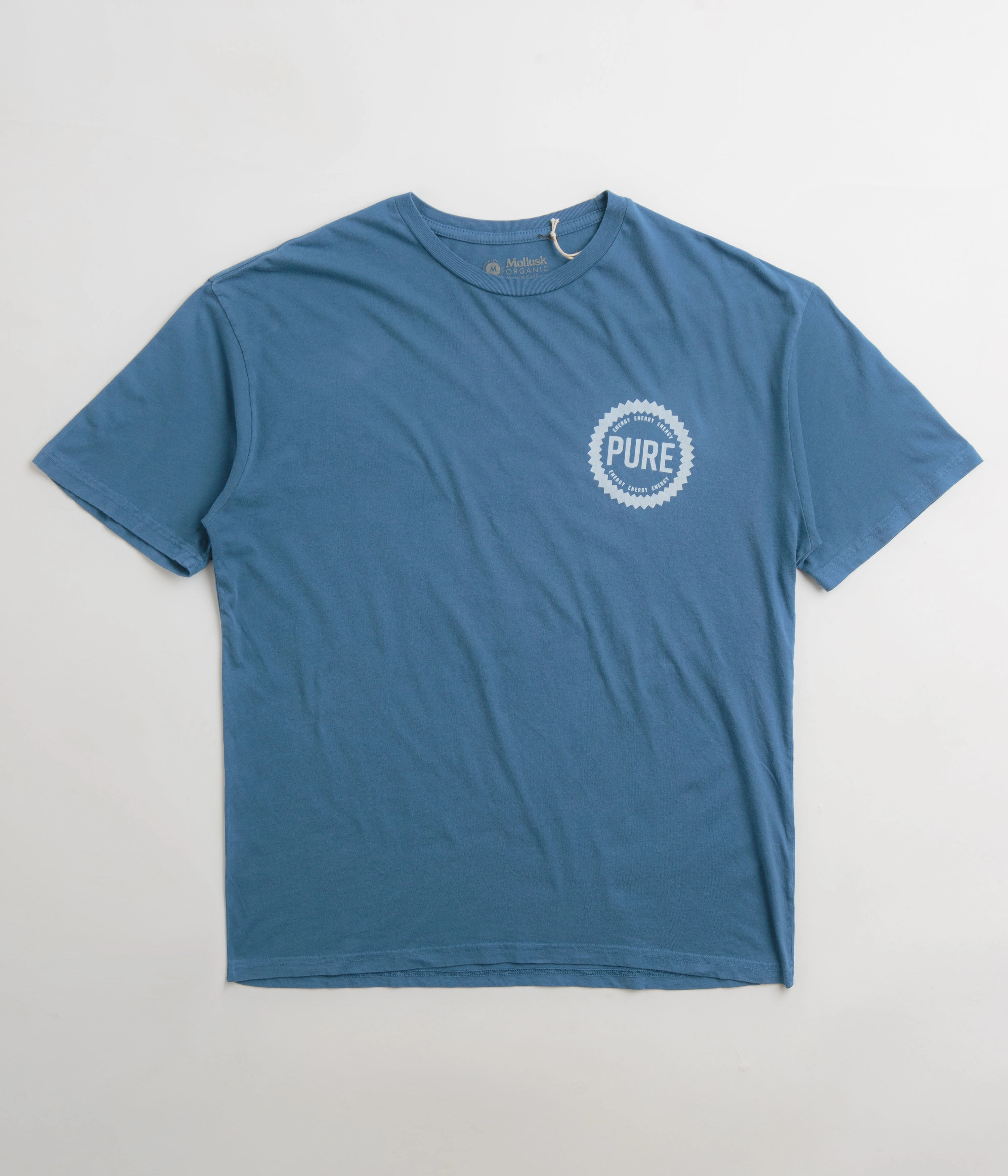 Mollusk Pure Energy T-Shirt - True Blue Fashion Must-Have