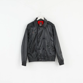 snowboarding popular in Africa Luke 1977 Men L (M) Jacket Black Nylon Waterproof Classic Lightweight Top