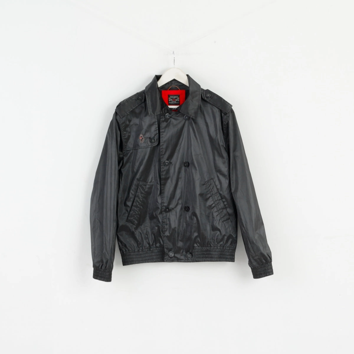 snowboarding popular in Africa Luke 1977 Men L (M) Jacket Black Nylon Waterproof Classic Lightweight Top