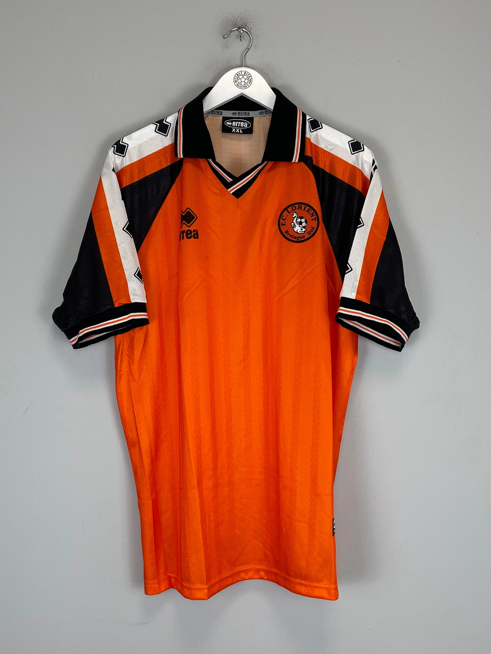2001/02 FC LORIENT *MINT* HOME SHIRT (XXL) ERREA Wicking Interceptor Fabric