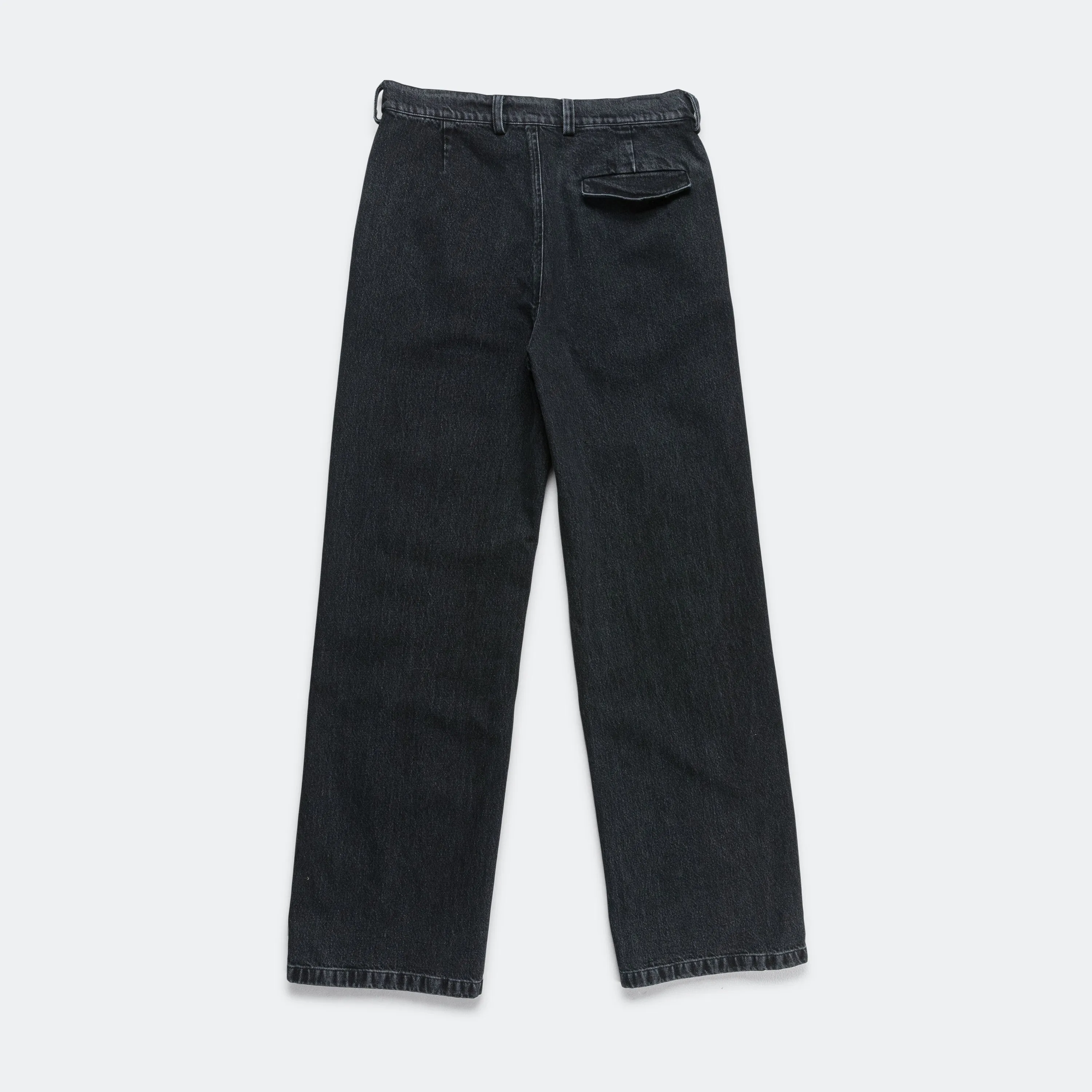 Washed Denim Trouser - Anthracite Outfit Ideas Casual Luxury Winter Warmth