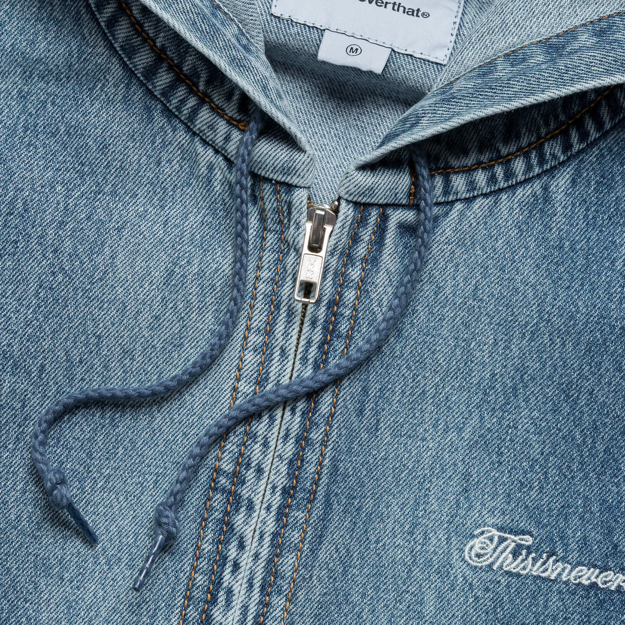 Heavy Duty Buckle SoftInnerLayer Washed Carpenter Jacket - Blue