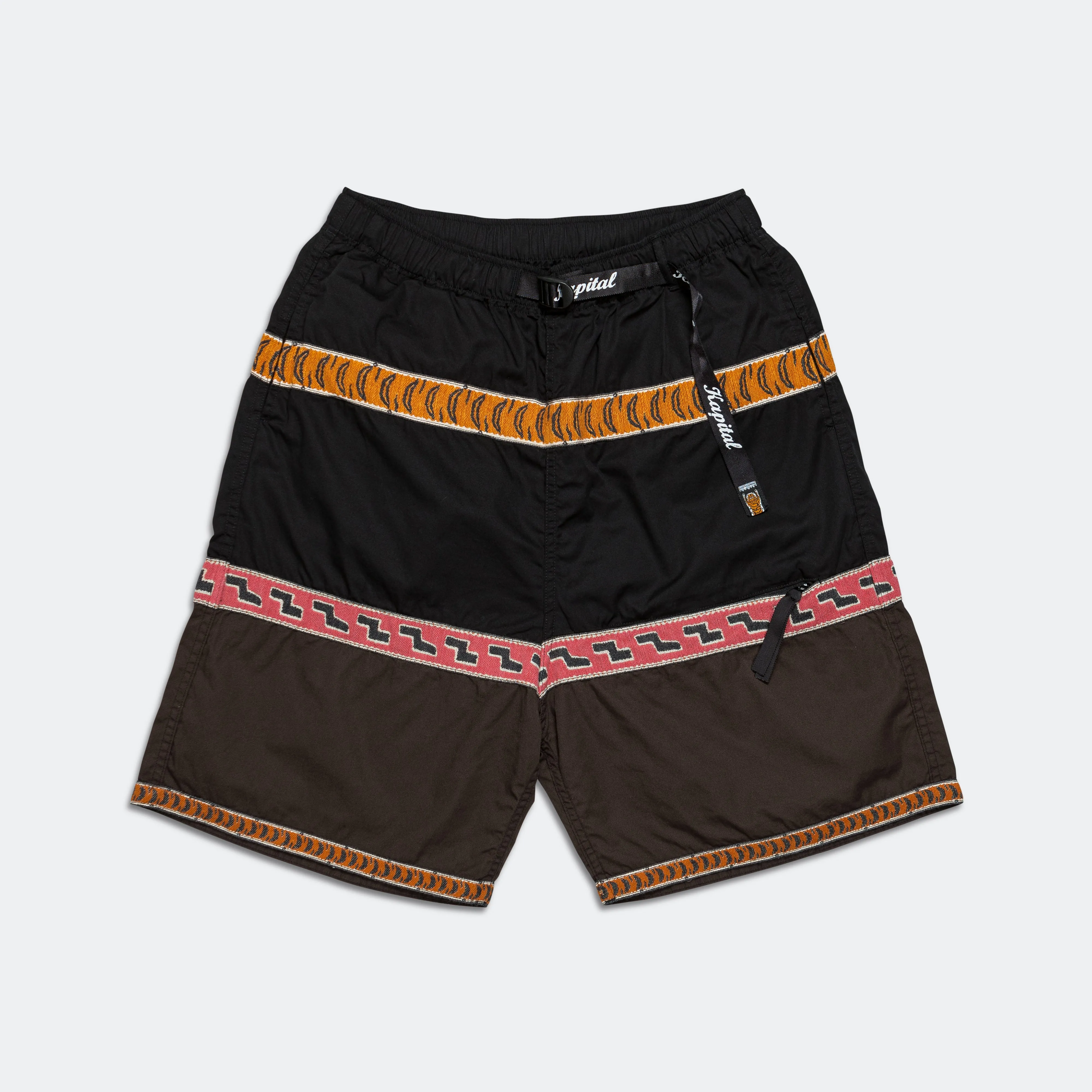 Combed Burberry ECO BAKA Shorts - Black date night look Lightweight Fabric