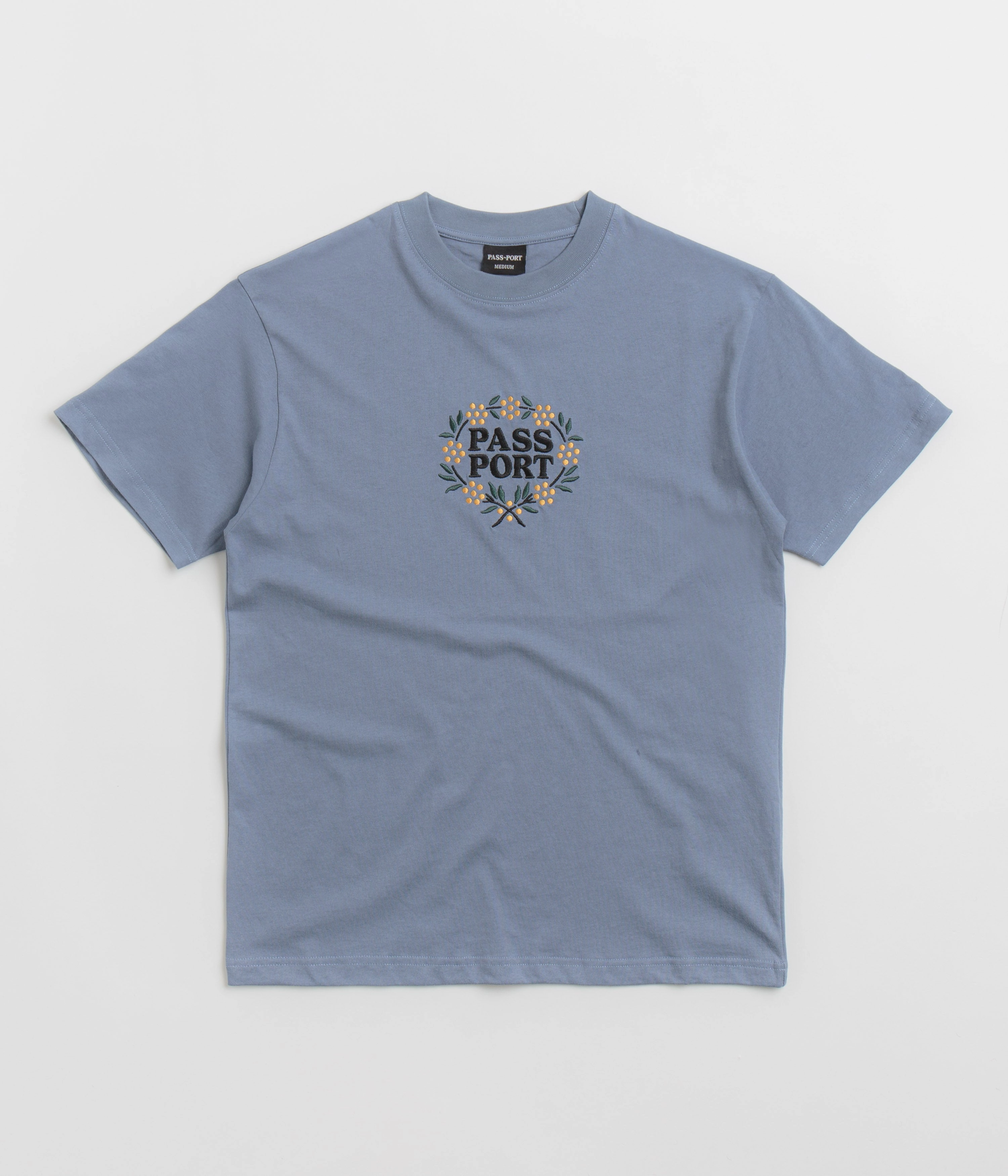 Minimalist Apparel Pass Port Wattle T-Shirt - Stonewash Blue