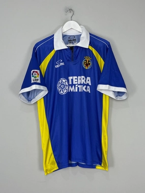 1999/01 VILLARREAL MEDINA #5 *PLAYER ISSUE* AWAY SHIRT (XL) KELME Active Comfort