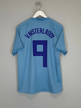 Relaxed Neckline 2008/09 NETHERLANDS V.NISTELROOY #9 AWAY SHIRT (S) NIKE