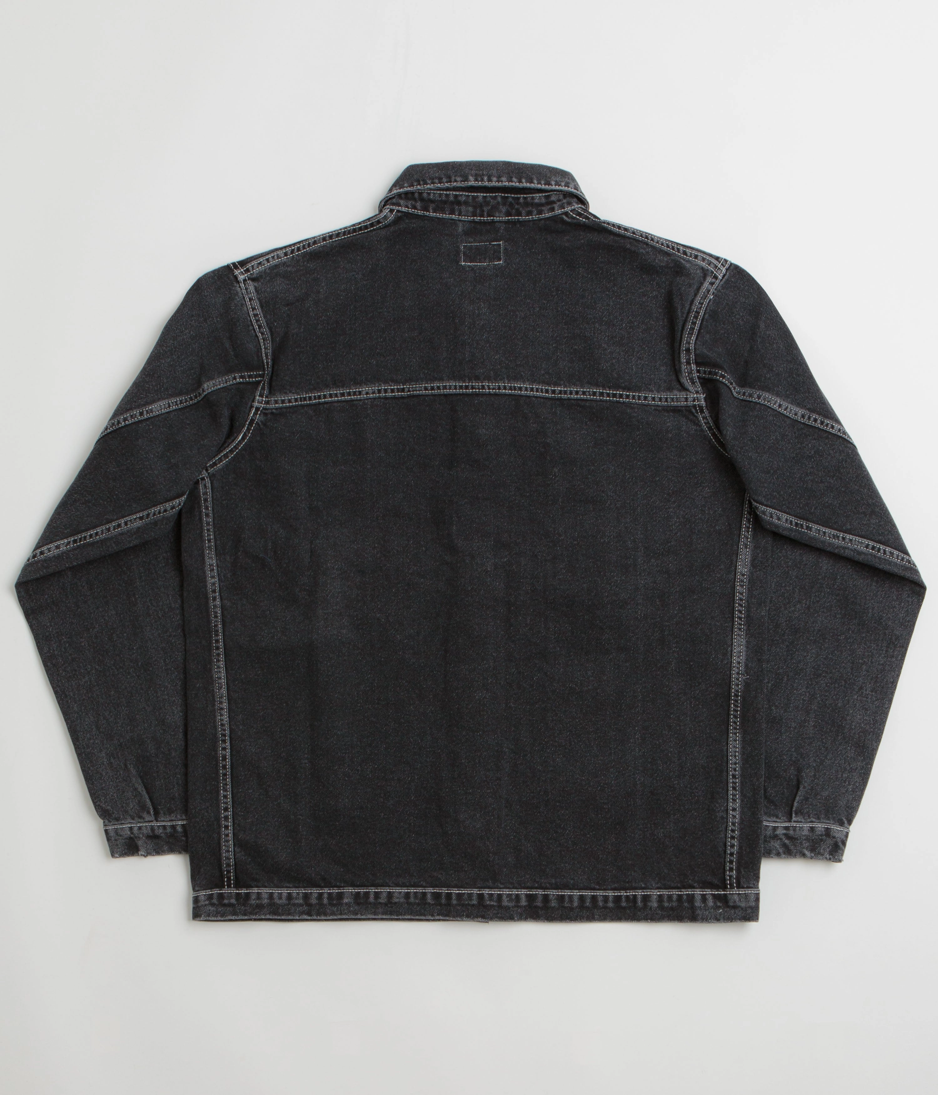 Thermolite Insulation Stan Ray Coverall Jacket - Stonewashed Black Denim