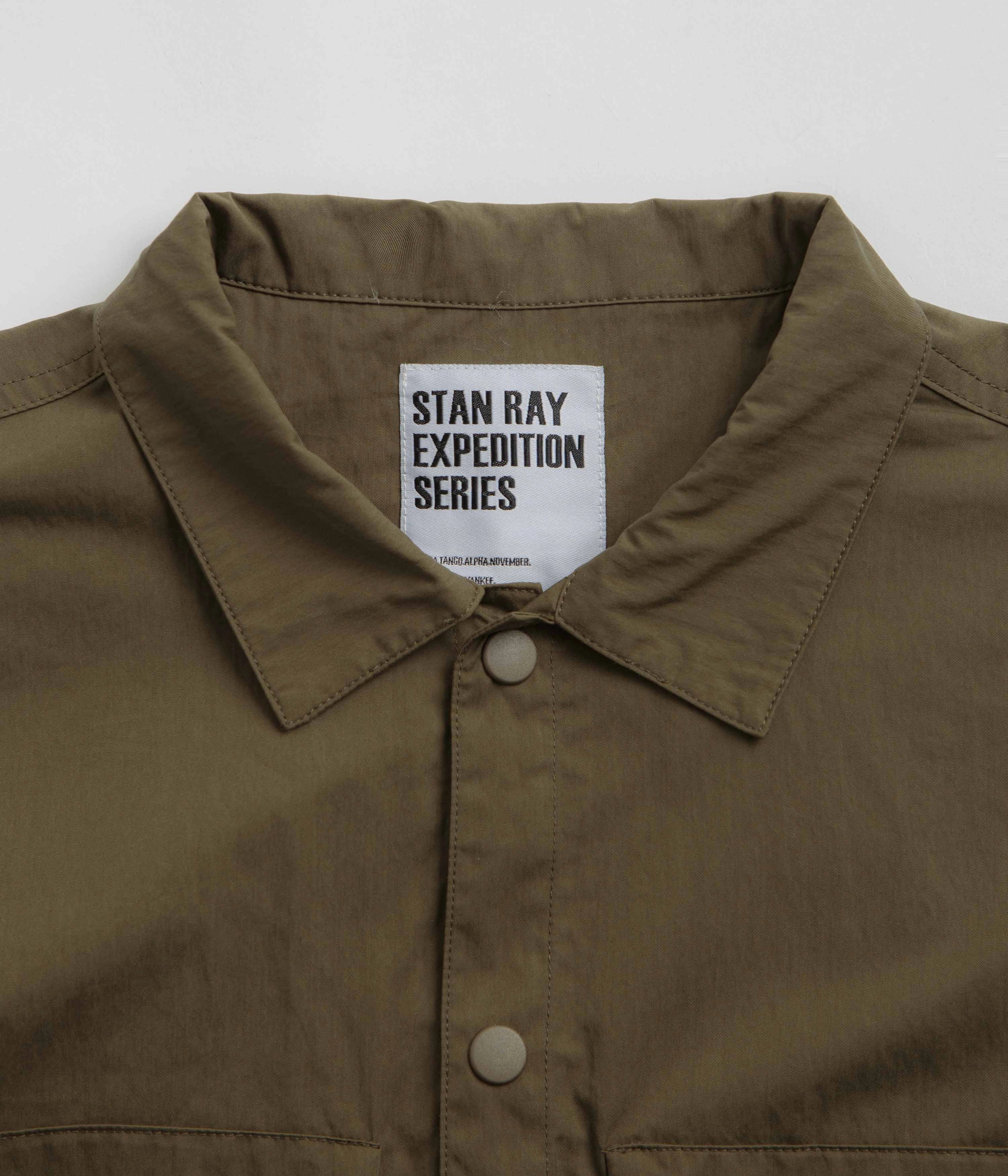 Stan Ray Active Shirt - Olive Abrasion Resistant Edging Bamboo Fiber Blend