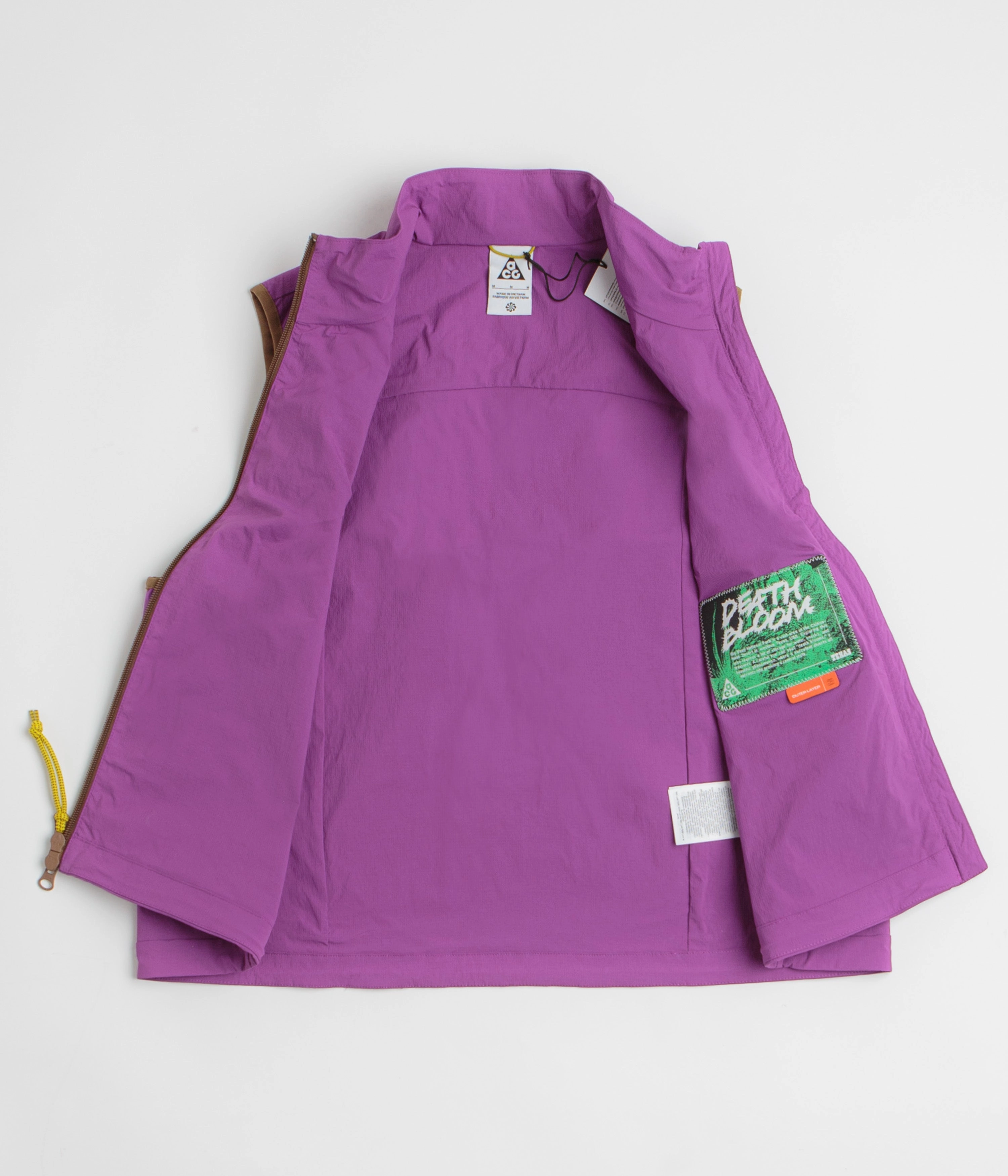 Nike ACG Death Bloom Vest - Bold Berry / Mosswood Brown / Summit White Style Driven