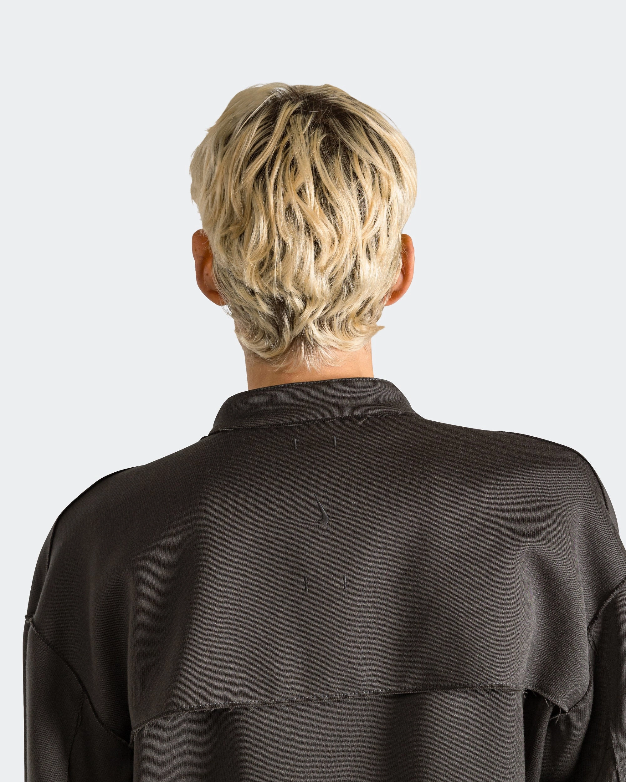 Sleek Utility Wind Resistant ESC Raw Cut Jacket - Midnight Fog
