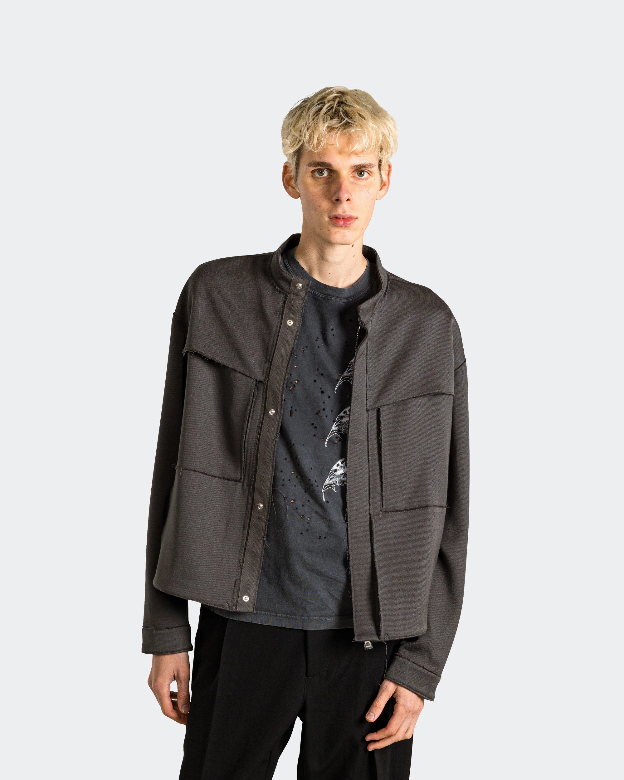 ESC Raw Cut Jacket - Midnight Fog Durable Chill Piece Elastic cuffs