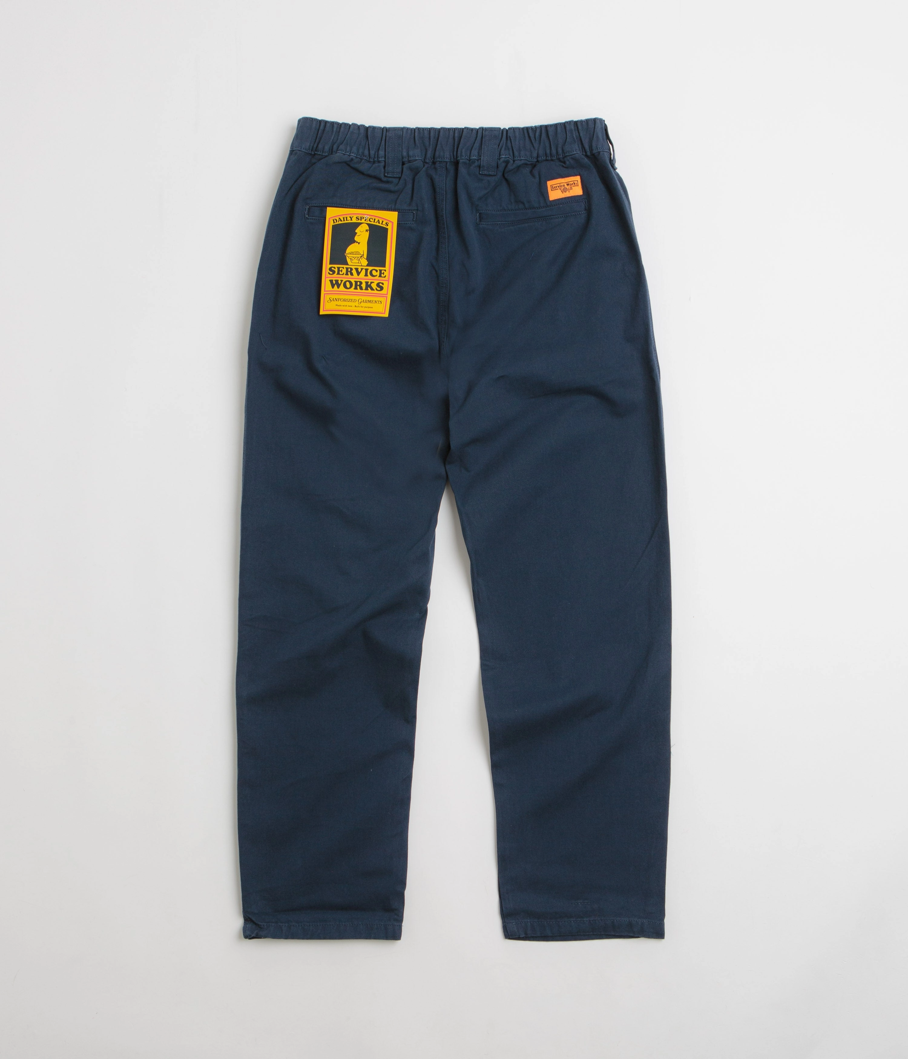 Customizable length Service Works Drill Waiter Pants - Navy