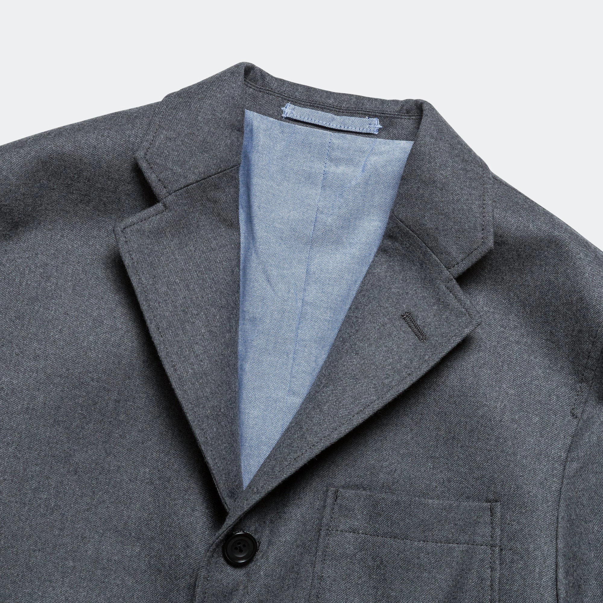 3B Jacket Flannel - Grey Anti Pilling Surface Treatment City Look