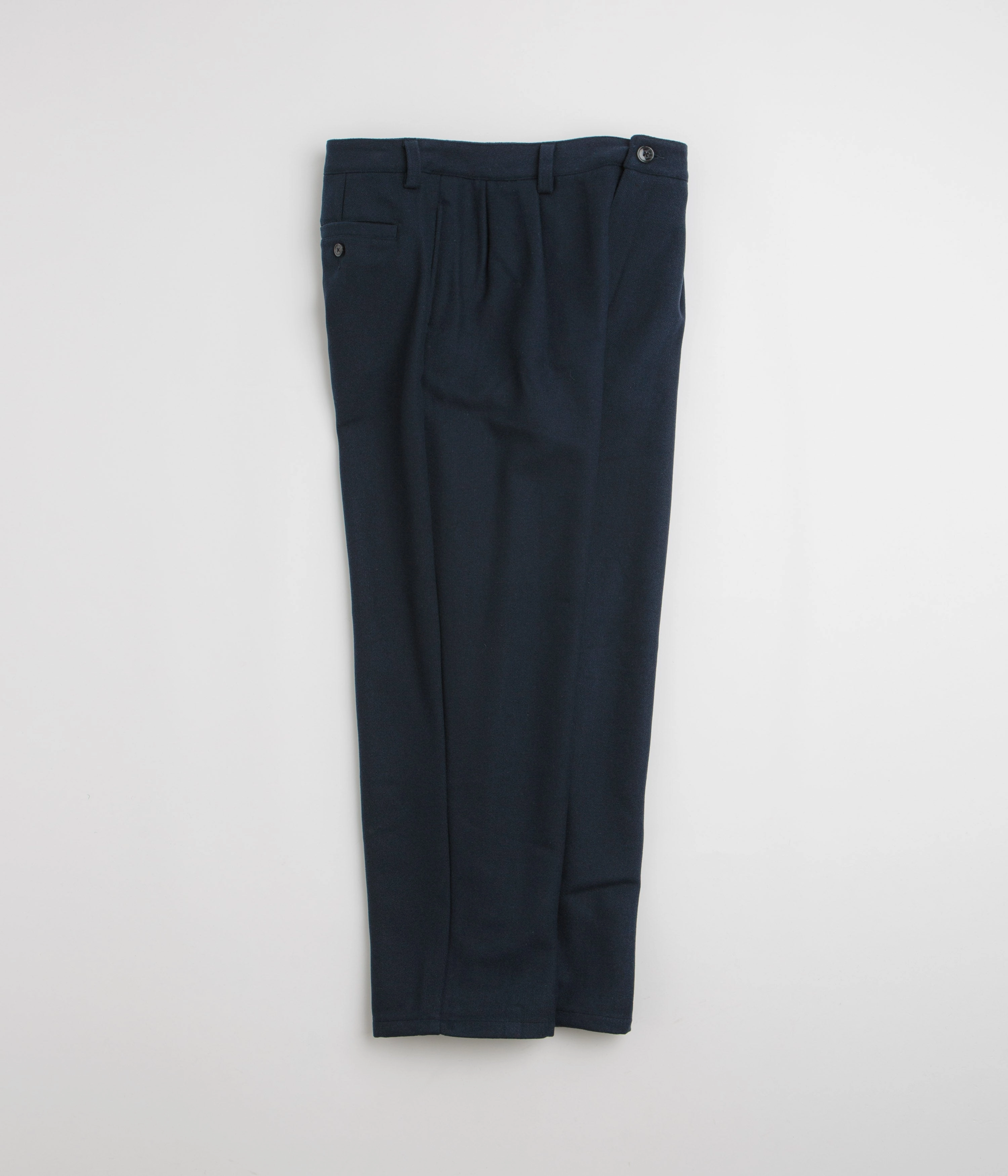 Pop Trading Company Wool Hewitt Suit Pants - Navy QuickDryTechnology