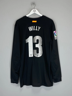2012/13 MALAGA WILLY #13 GK SHIRT (XL) NIKE Matte Surface Finish Seamless Wear