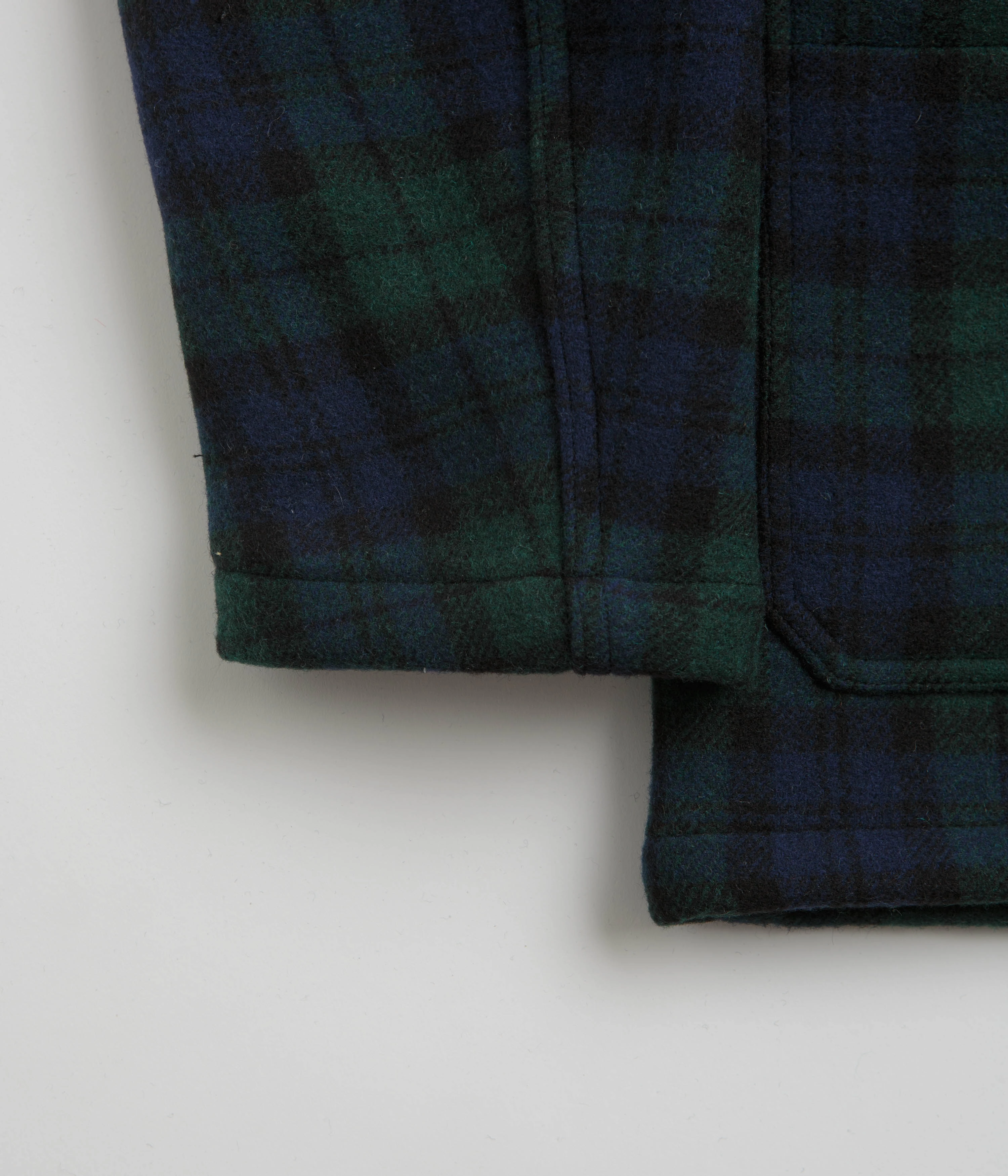 Vetra No.4 Melton Workwear Jacket - Blackwatch Hazard city commute