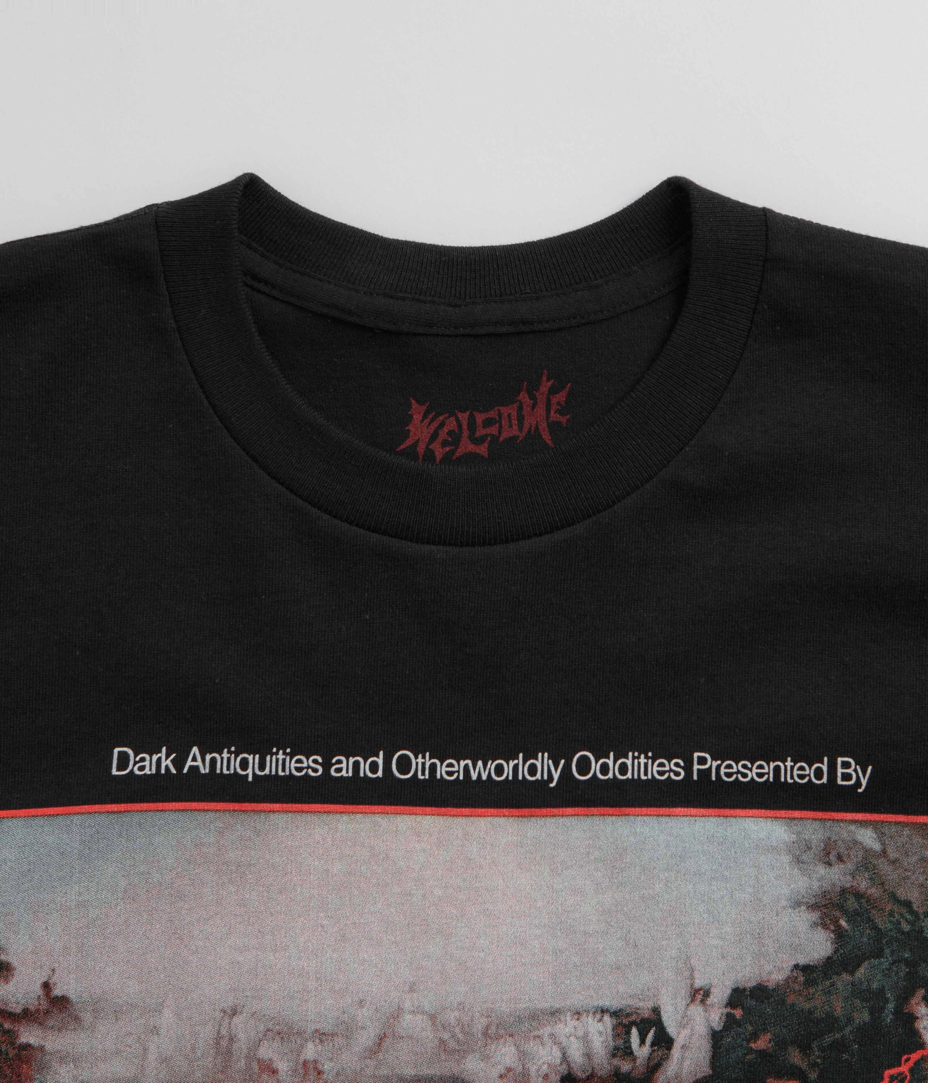 Welcome Antiquities T-Shirt - Black Comfortable Look Work efficiency