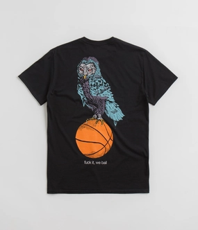Welcome Baller T-Shirt - Black casual and comfortable WrinkleFreeFabric