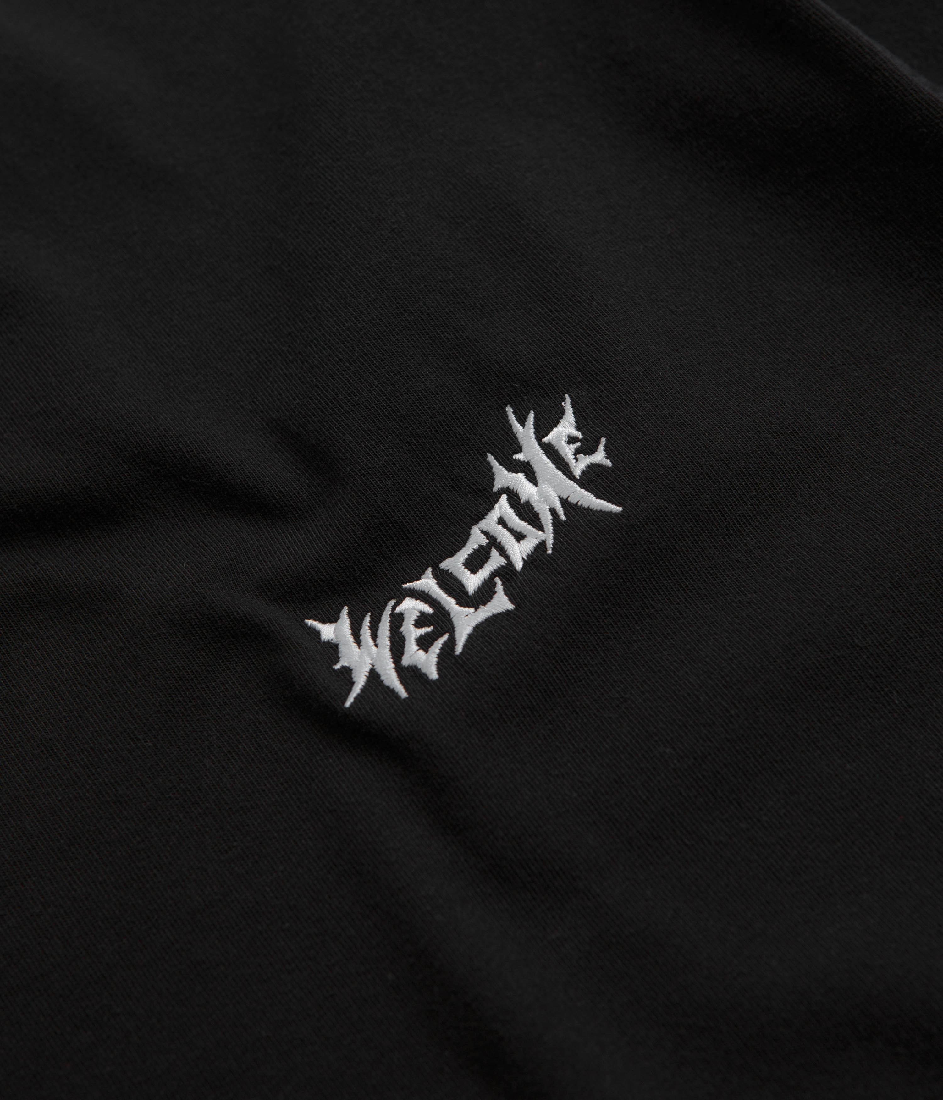 Welcome Vamp Core Garment Dyed Knit T-Shirt - Black NonIrritating Fabric