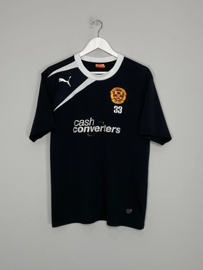 2013/14 MOTHERWELL #33 *PLAYER ISSUE* TRAINING SHIRT (L) PUMA Silky Smooth Layered Look Design