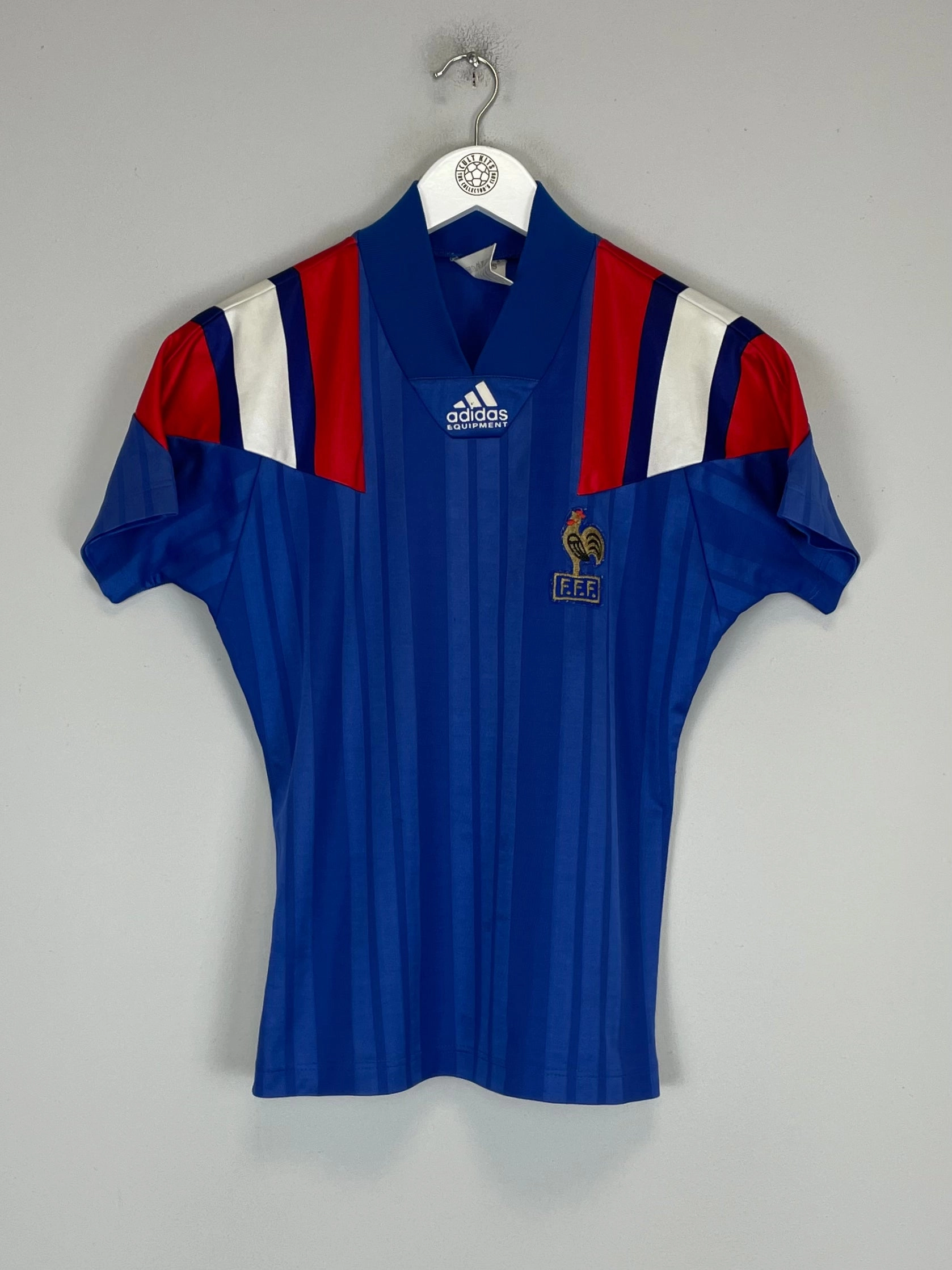 Lightweight Mesh Panels 1992/94 FRANCE HOME SHIRT (L.KIDS) ADIDAS