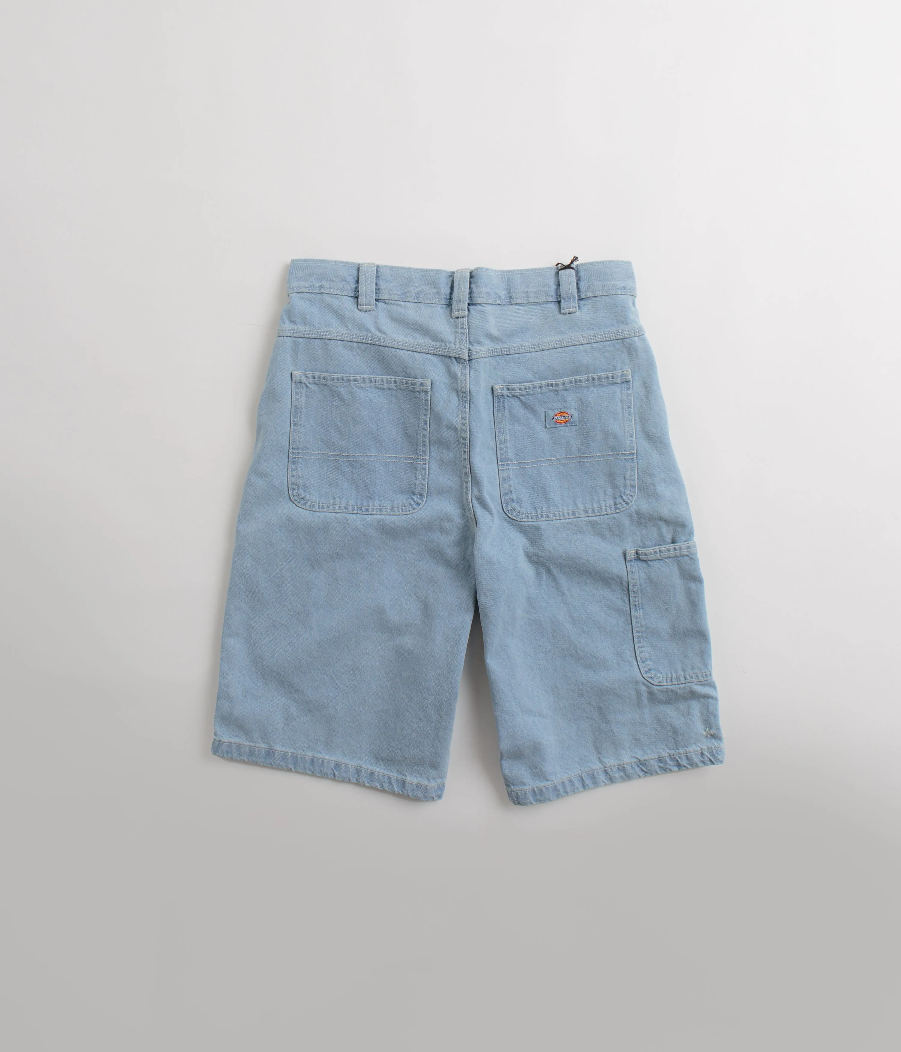 Athletic Silhouette Dickies Madison Denim Shorts - Vintage Aged Blue