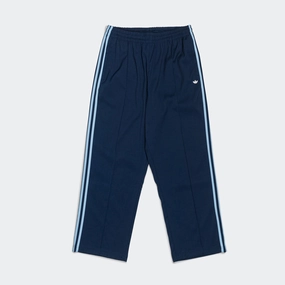 Double Layered Hem Low Bulk Baggy Track Pant - Night Indigo